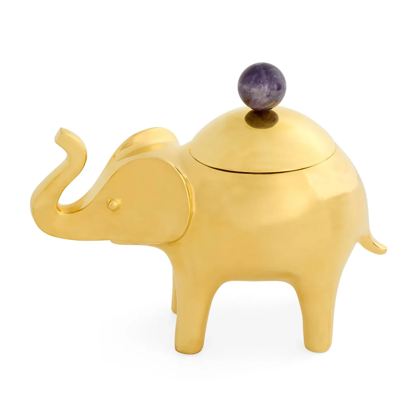 Elephant Decorative Box - Brass image