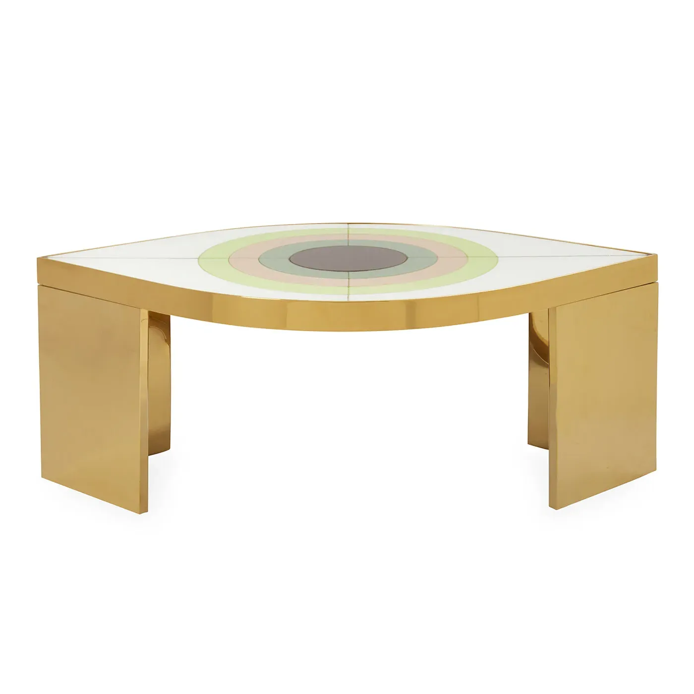 Eye-Shaped Cocktail Table - Glass image
