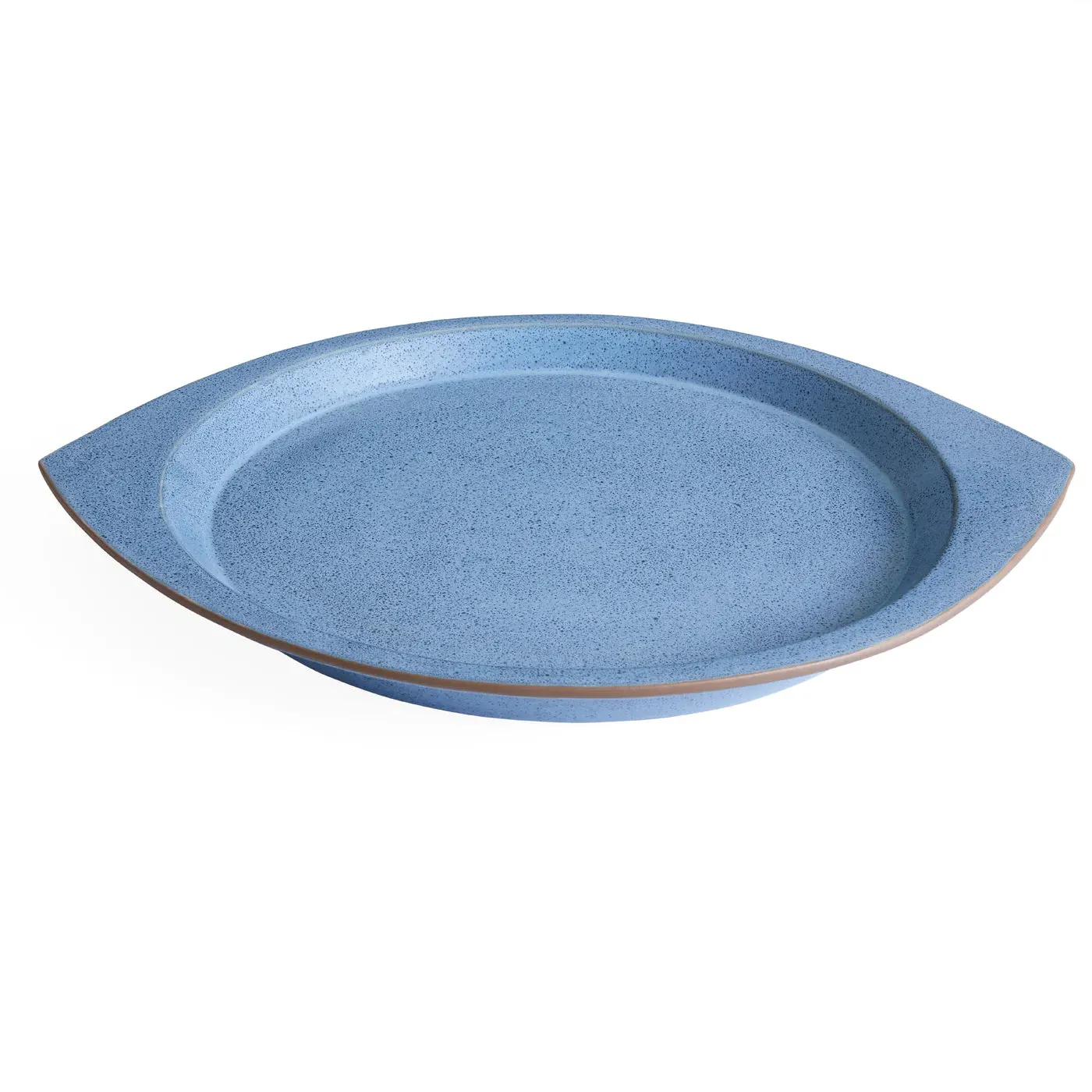 Eye-Shaped Serving Platter - Stoneware