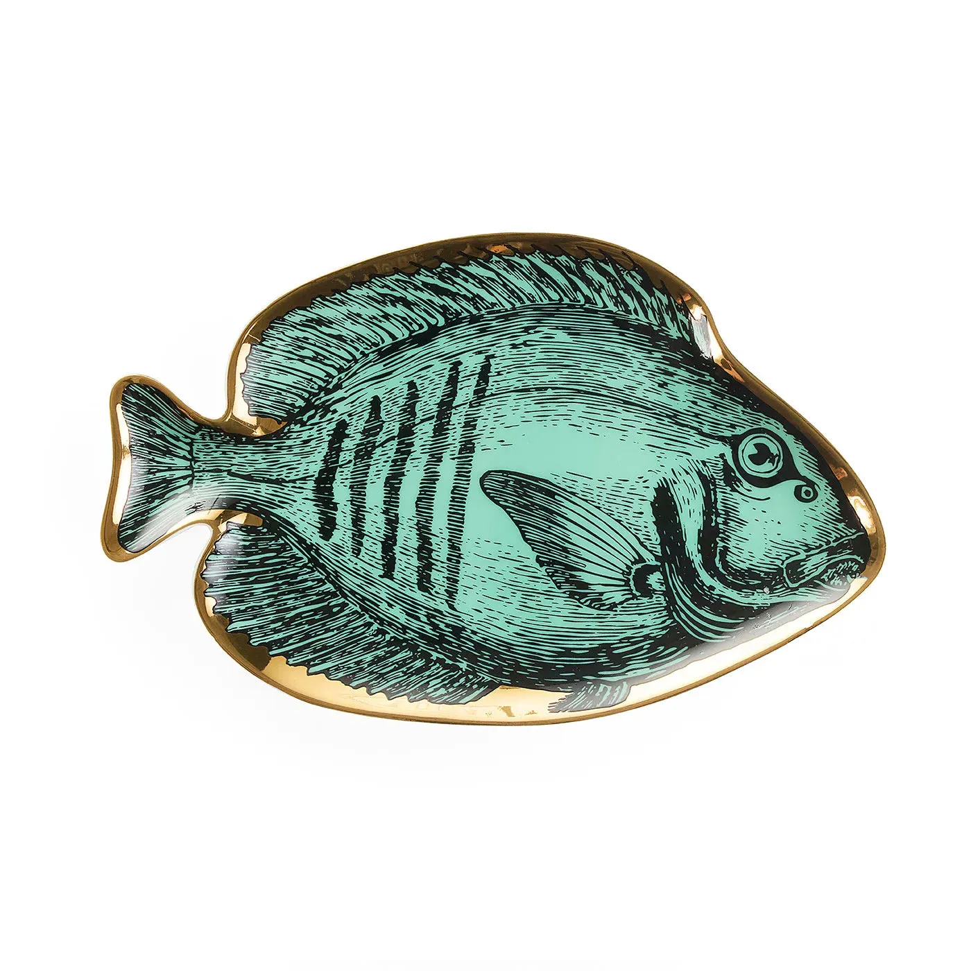 Fish Trinket Tray - White, Porcelain image