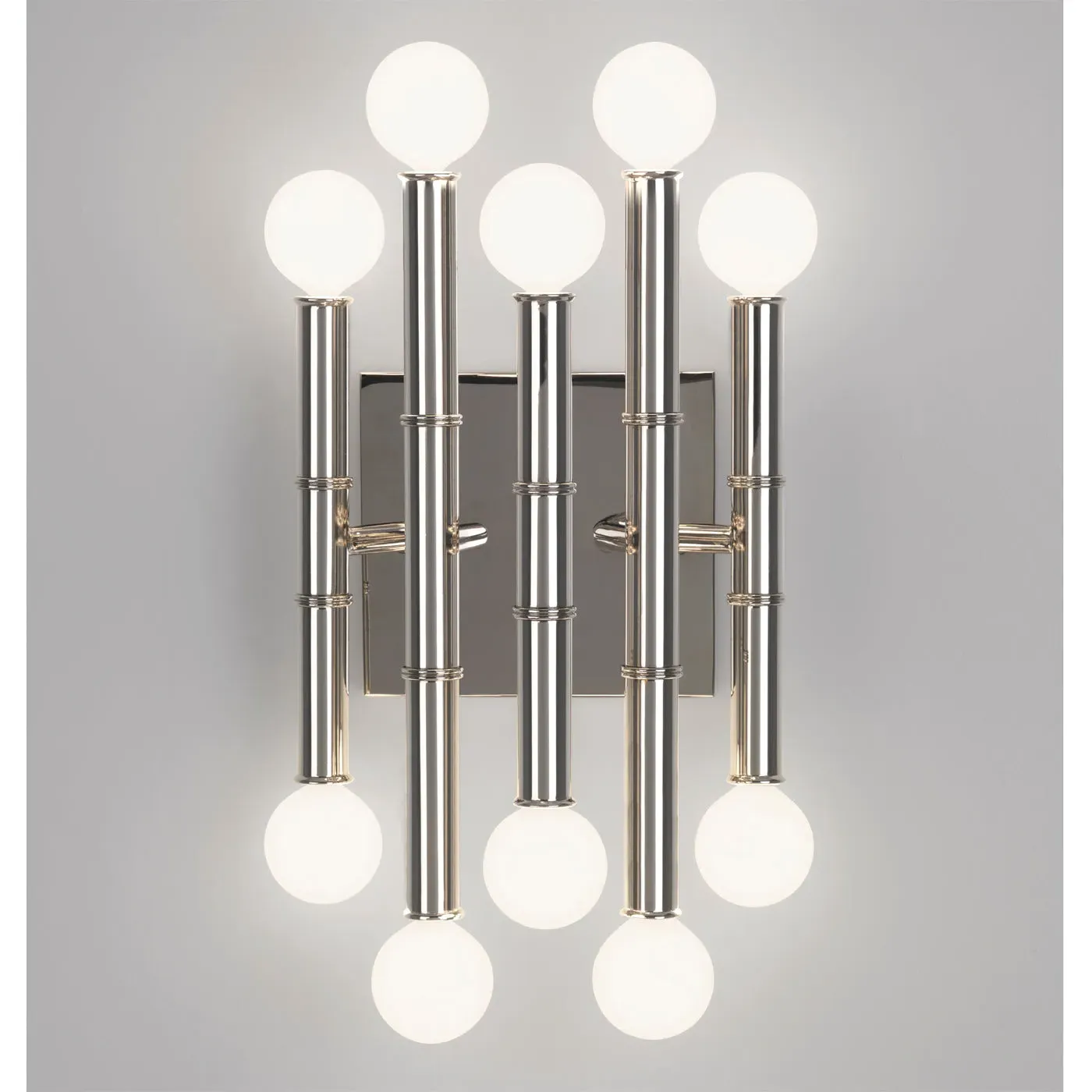 Five-Arm Wall Sconce - Bamboo Style