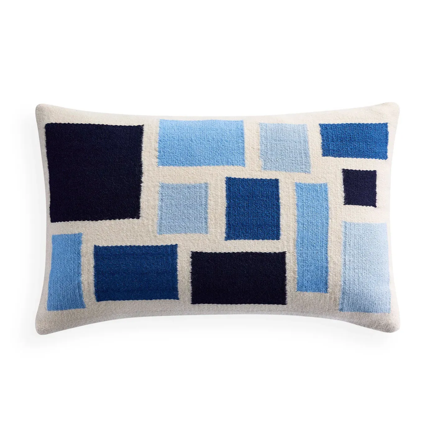 Floating Blocks Cushion - Merino Wool image