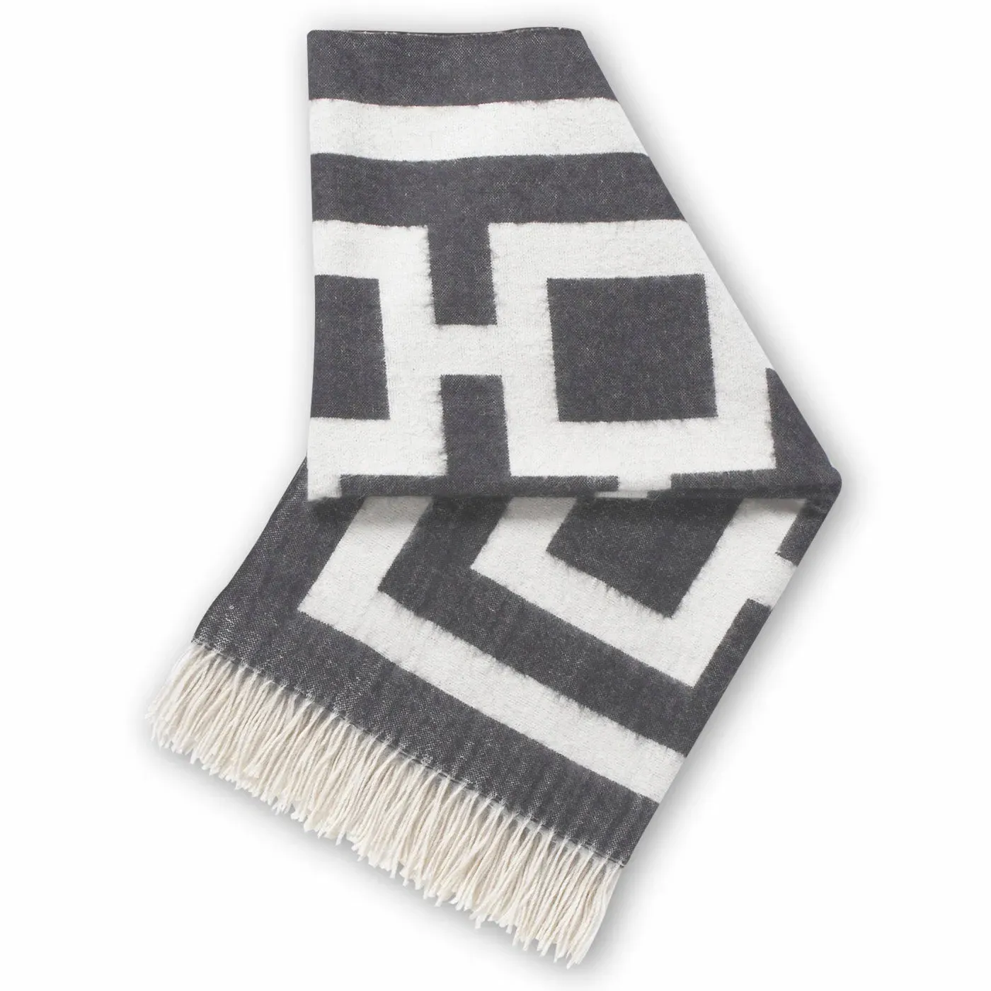 Hand-Loomed Throw Blanket - Baby Alpaca
