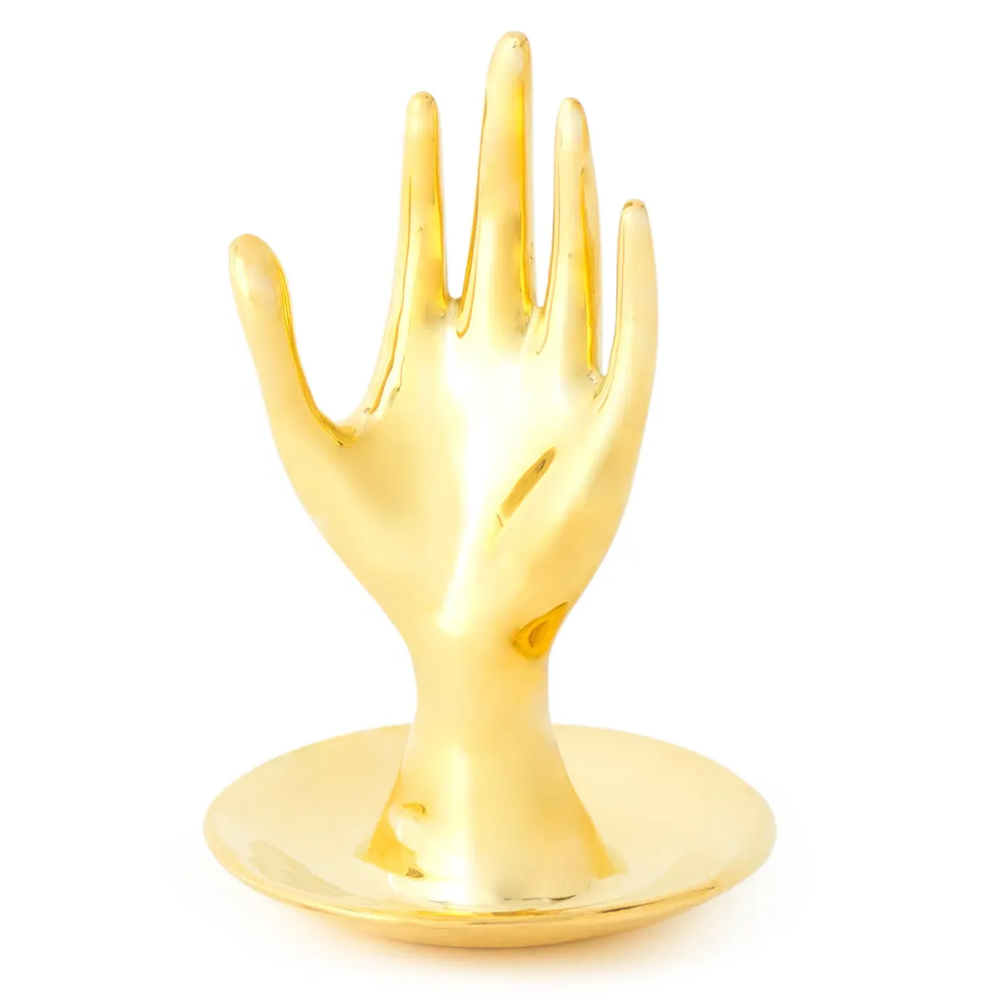 Hand Ring Holder - Brass image