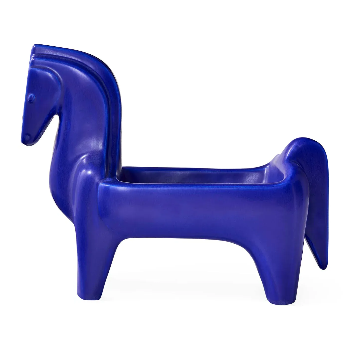 Horse Bowl - Cobalt, Stoneware image