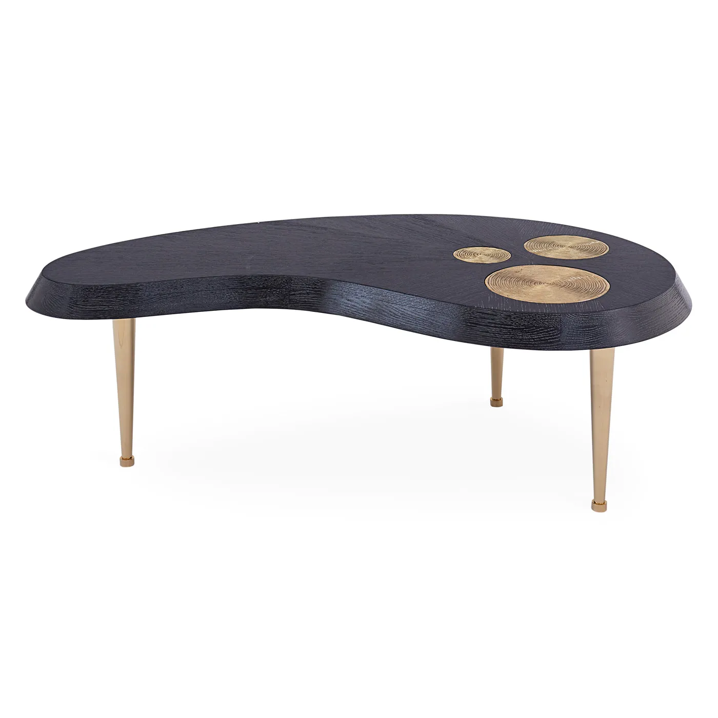 Kidney Cocktail Table - Ebonized Oak image