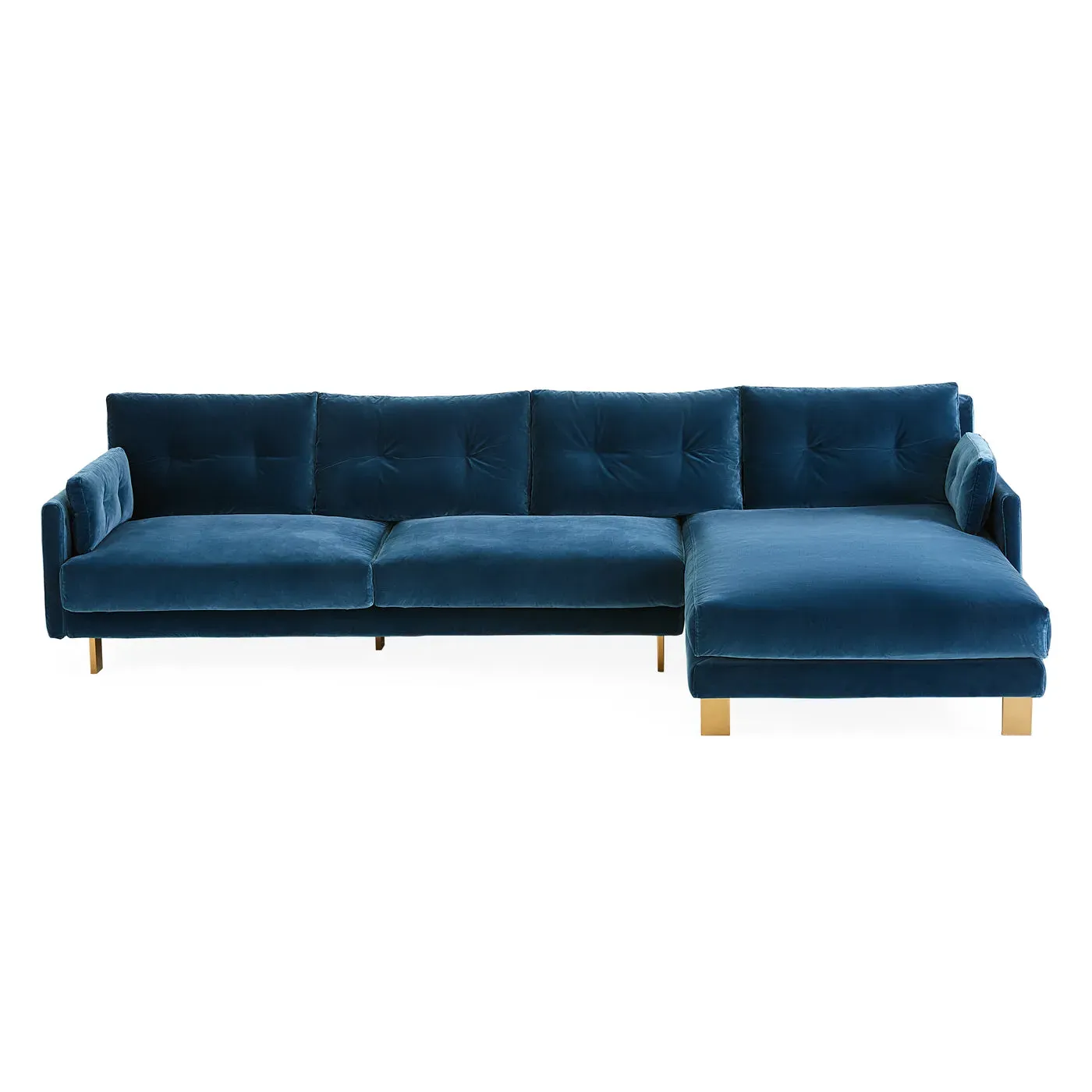 L-Shaped Sectional Sofa with Storage - Pearl, Bouclé