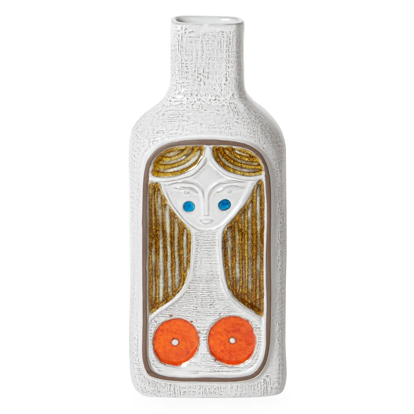 Lady Vase with Crackled Finish - Stoneware image