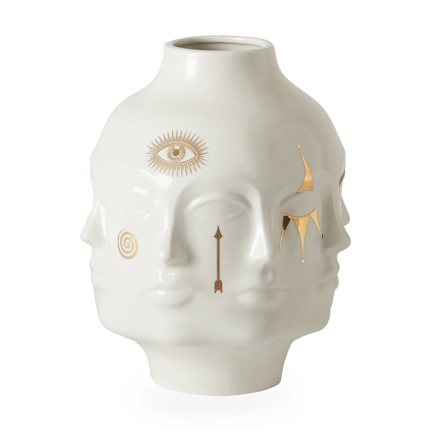 Large Decorative Vase - Gold, Porcelain image