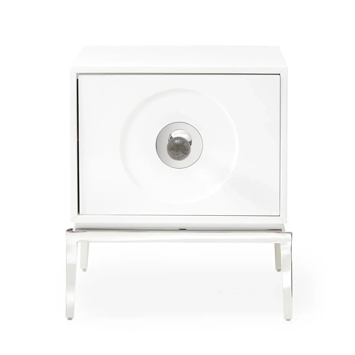 Large End Table with Storage - Lacquer image