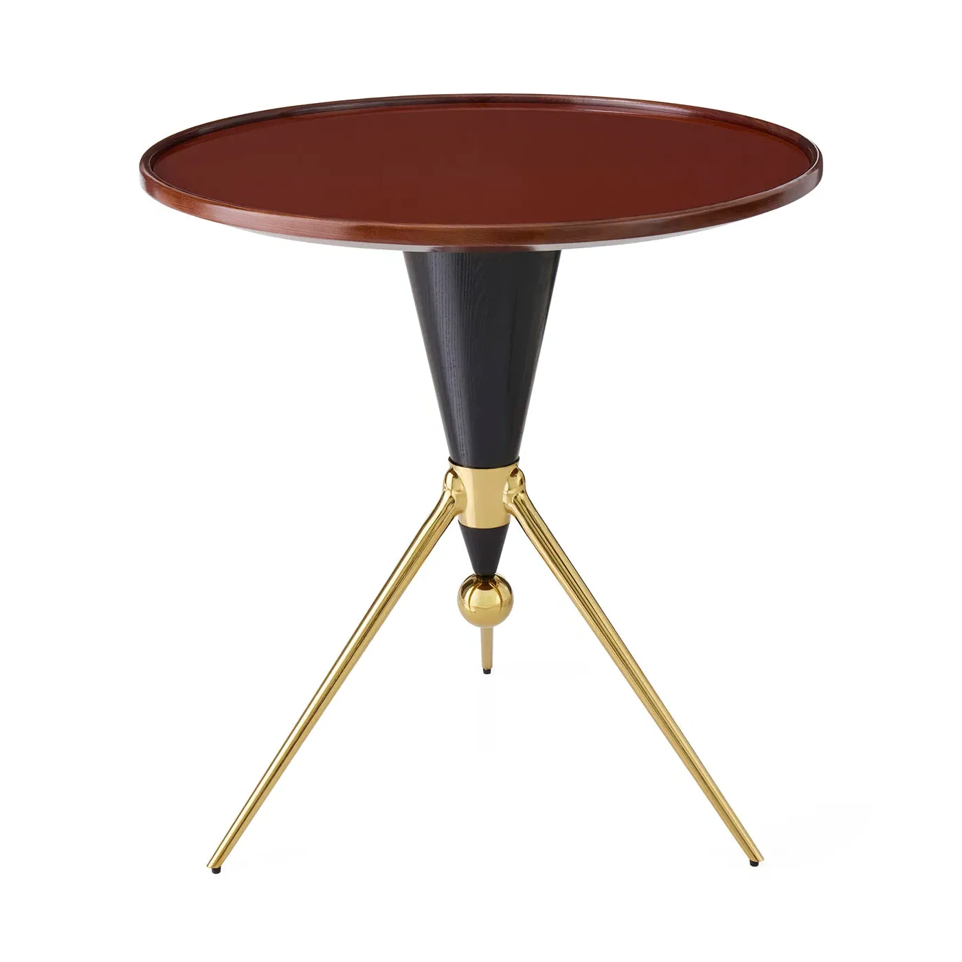 Large Side Table - Mahogany, Glass image