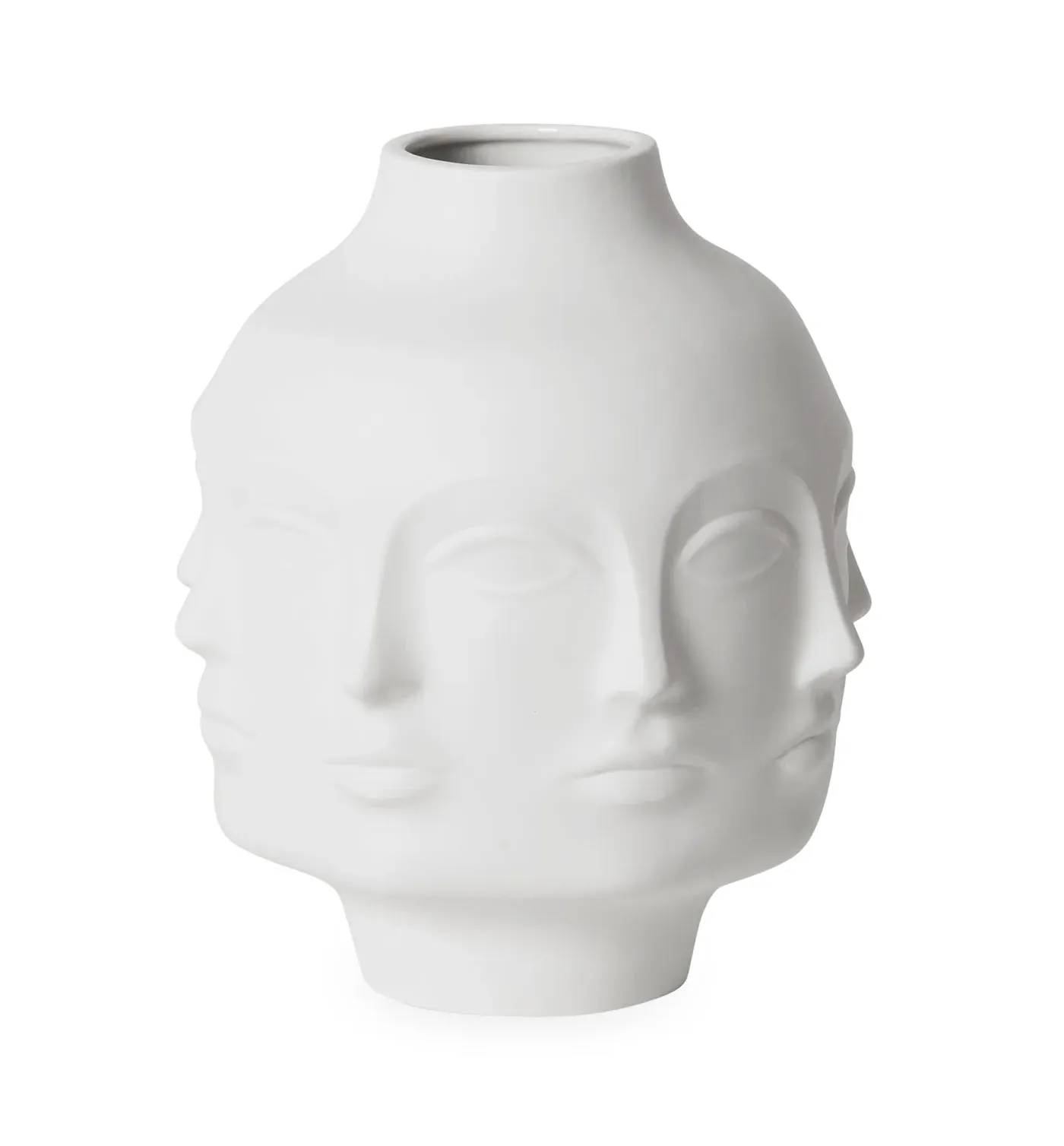Large Vase with Relief Pattern - Porcelain image