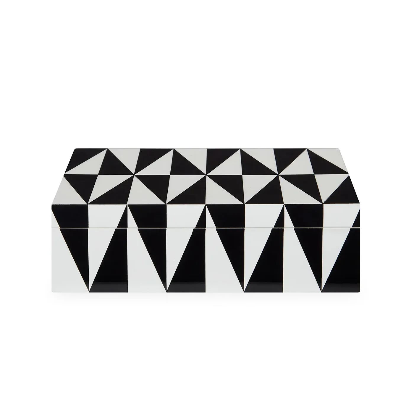 Medium Storage Box with Op Art - Lacquer image