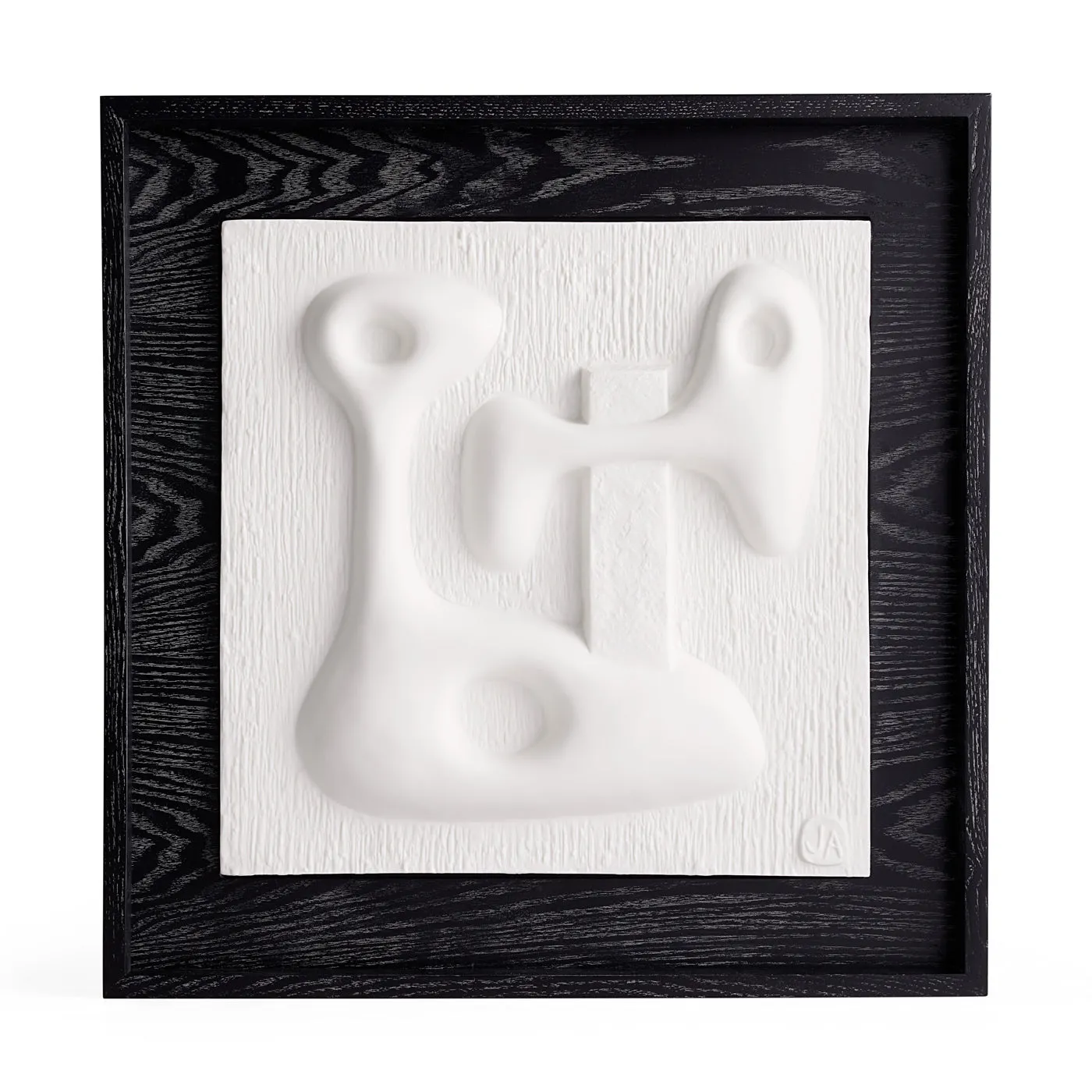 Medium Wall Art Sculpture - Porcelain, Oak image