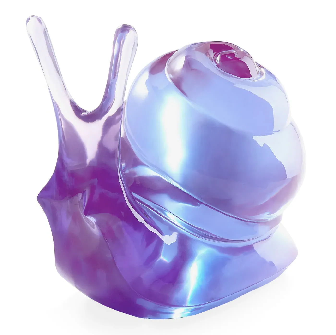 Oversized Snail Sculpture - Purple, Acrylic image