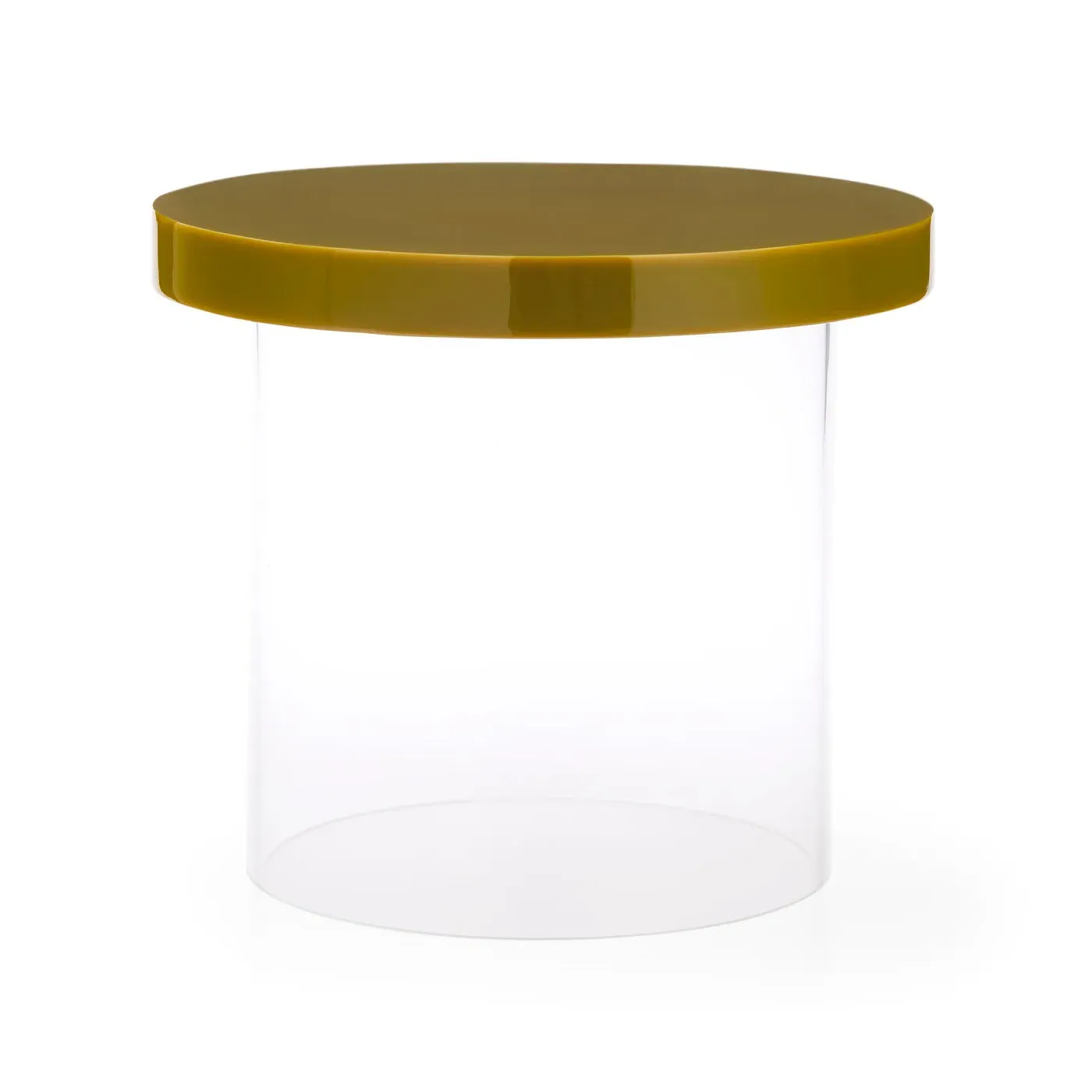 Round Side Table - Clear, Acrylic image