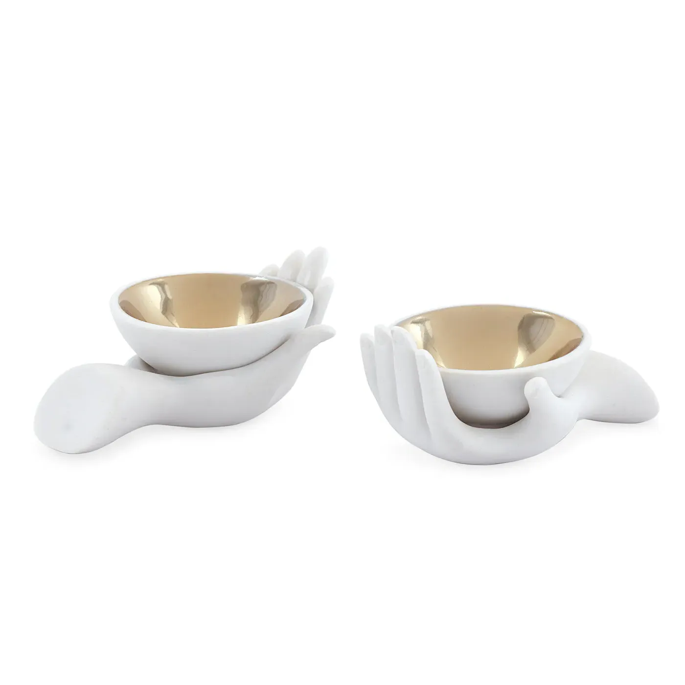 Salt & Pepper Cellars - White, Porcelain image
