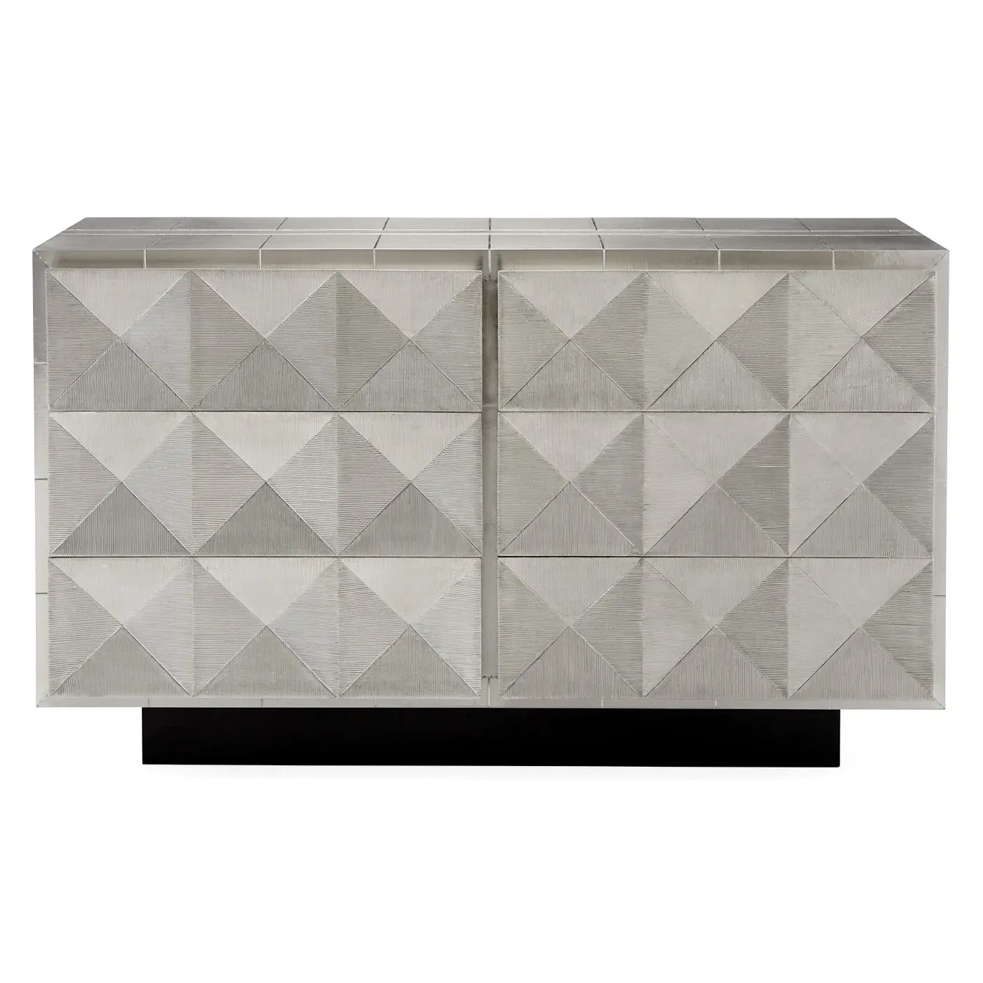 Six-Drawer Dresser - Nickel-Plated Metal image