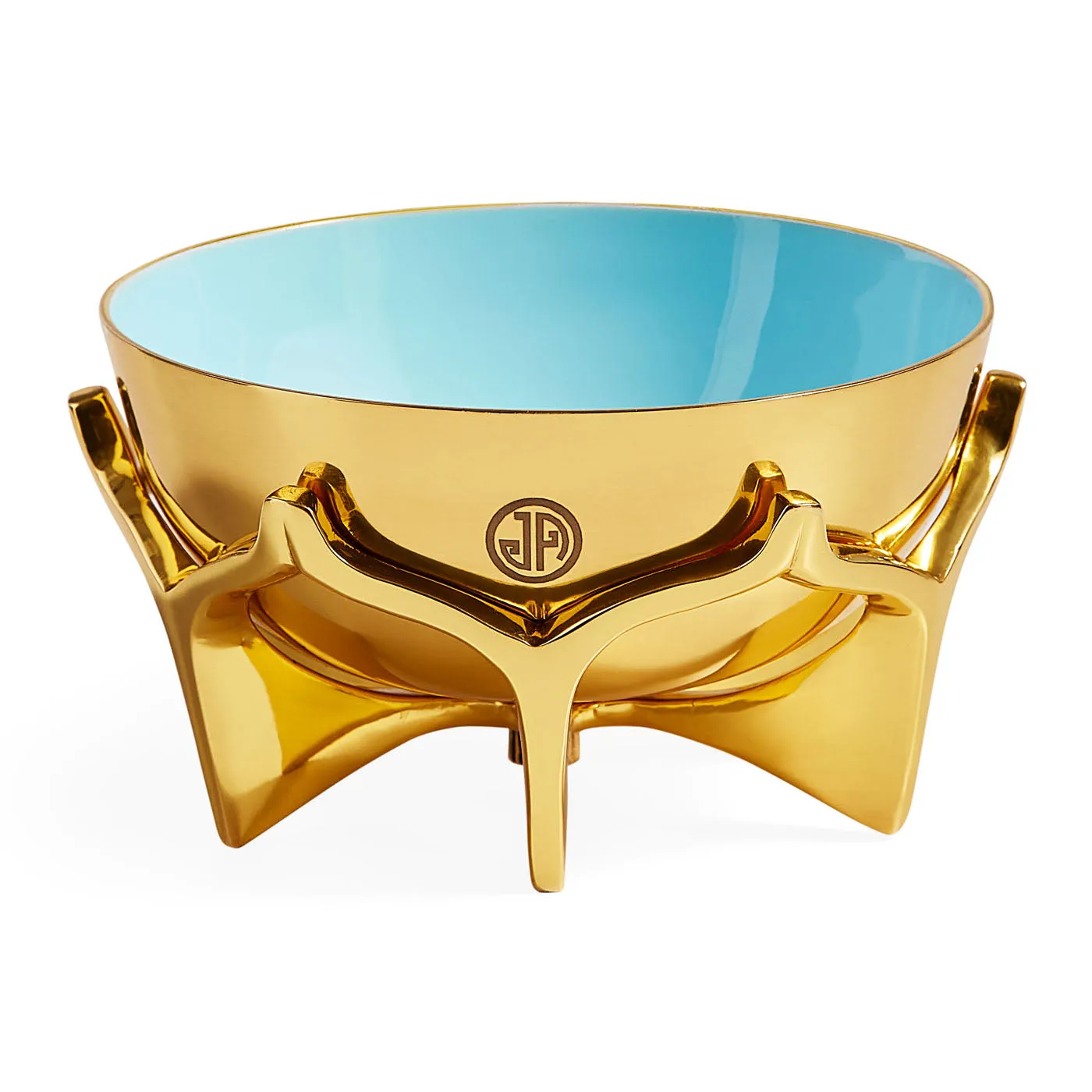 Small Bowl - Blue, Brass image