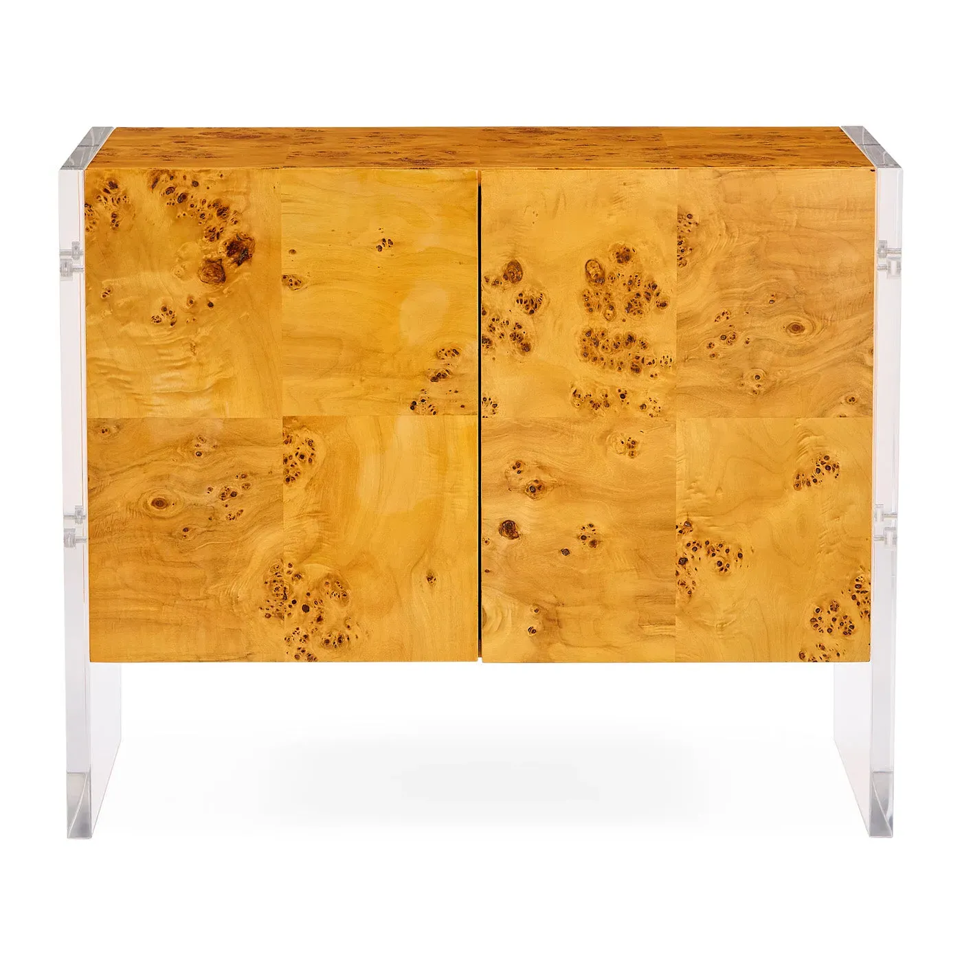 Small Cabinet with Acrylic Legs - Mappa Wood image