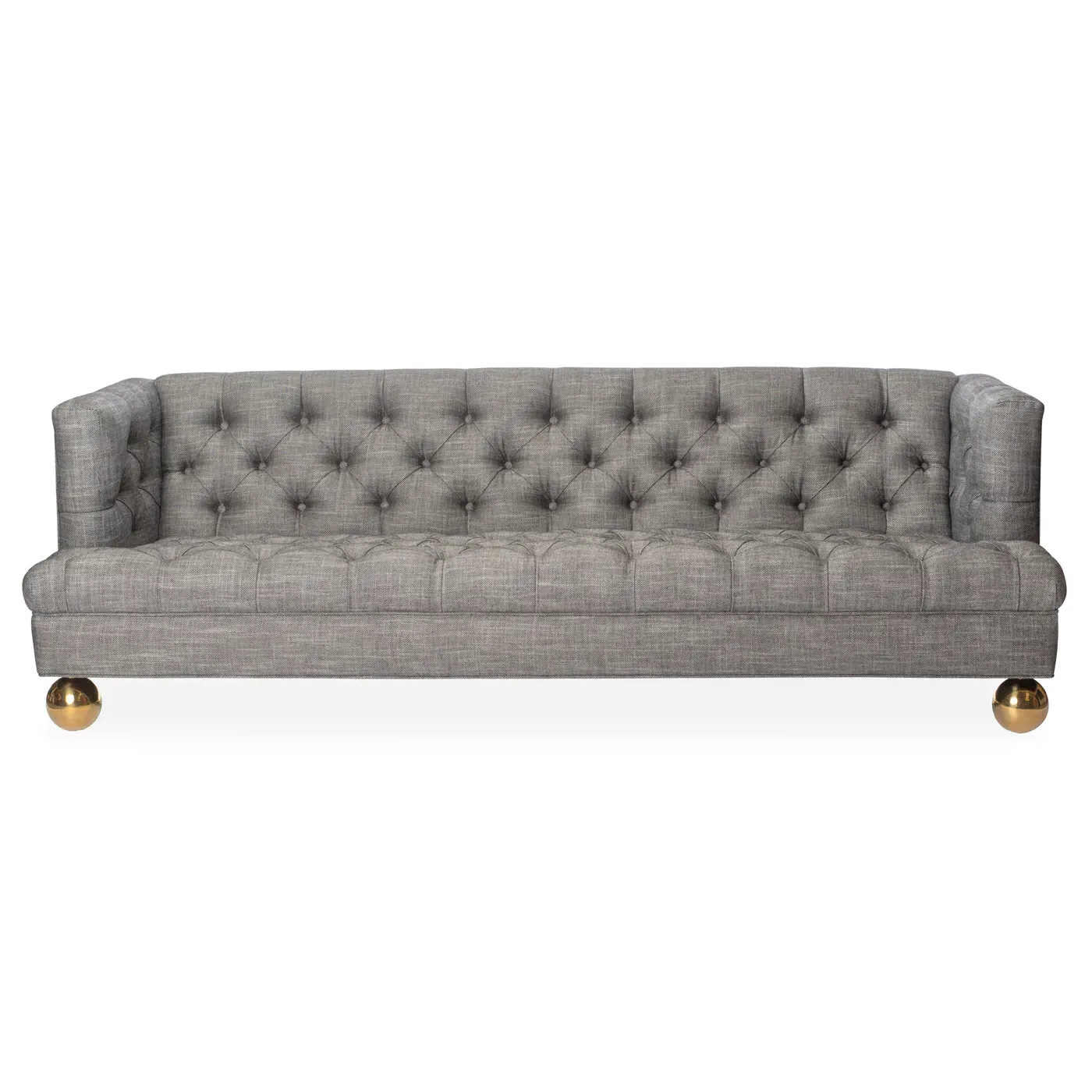 T-Arm Sofa with Tufted Back - Chesterfield Style image