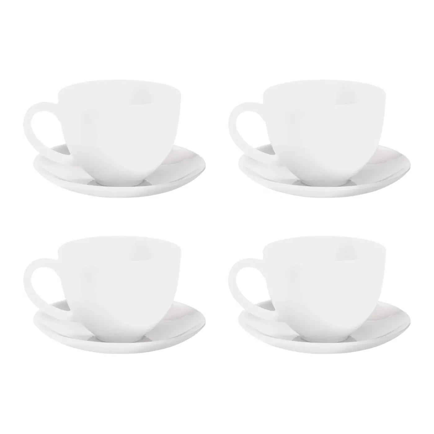 Teacup & Saucer Set - Opaline Glass image