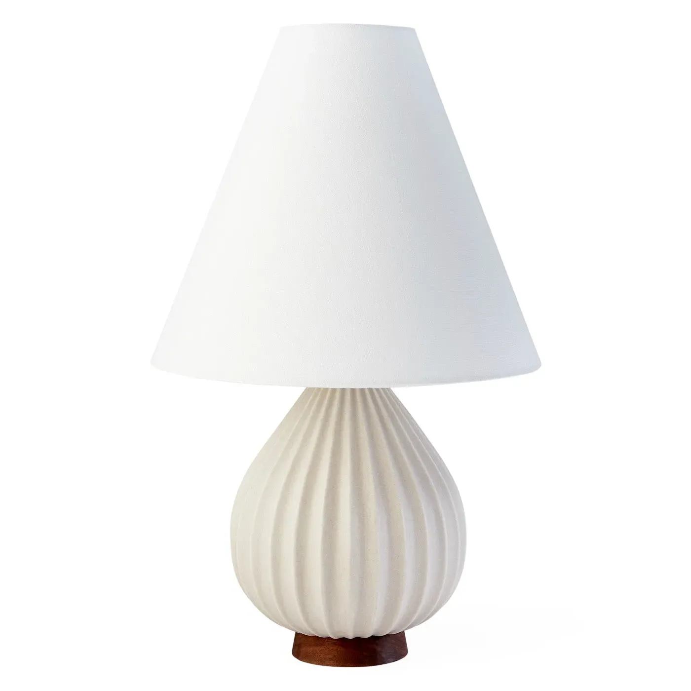 Teardrop Table Lamp - Stone Grey, Porcelain image