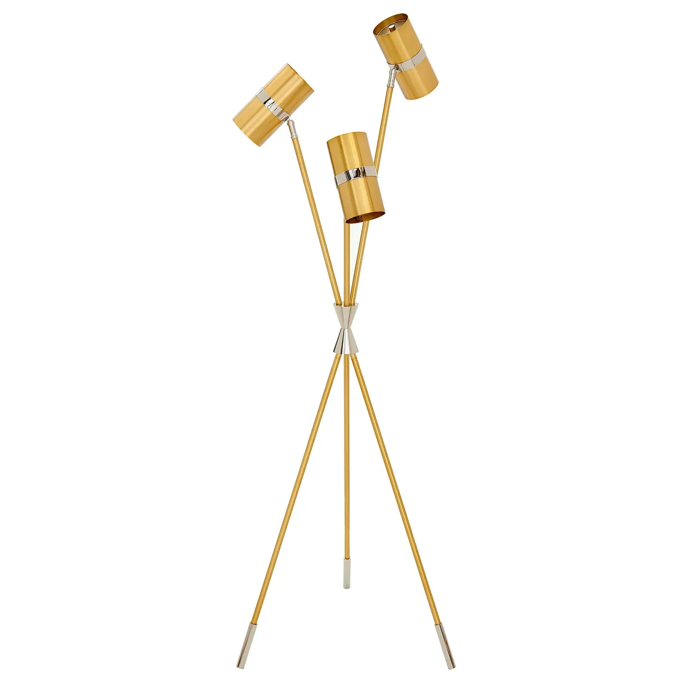 Tripod Task Floor Lamp - Brass, Mixed Metal image