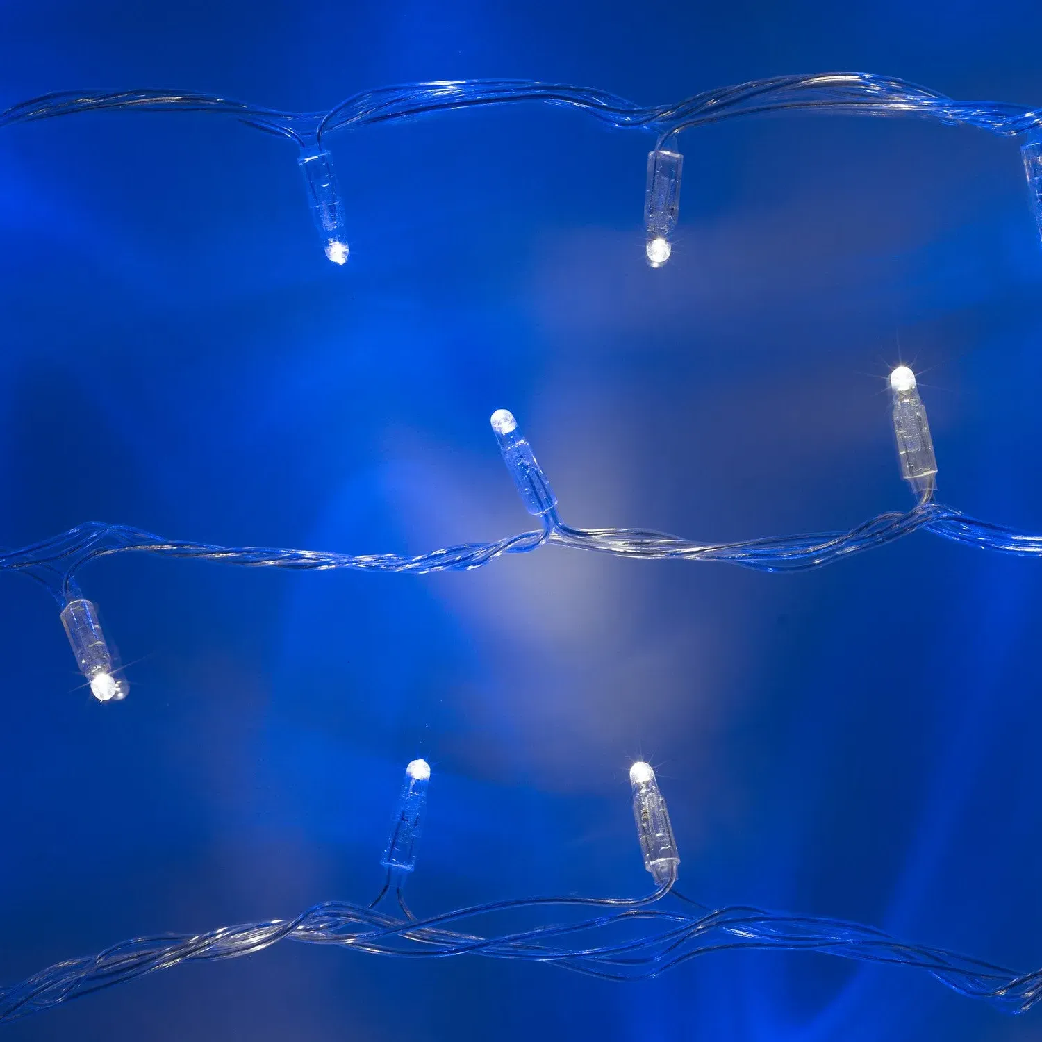 10m Fairy Lights Connectable - Blue & White