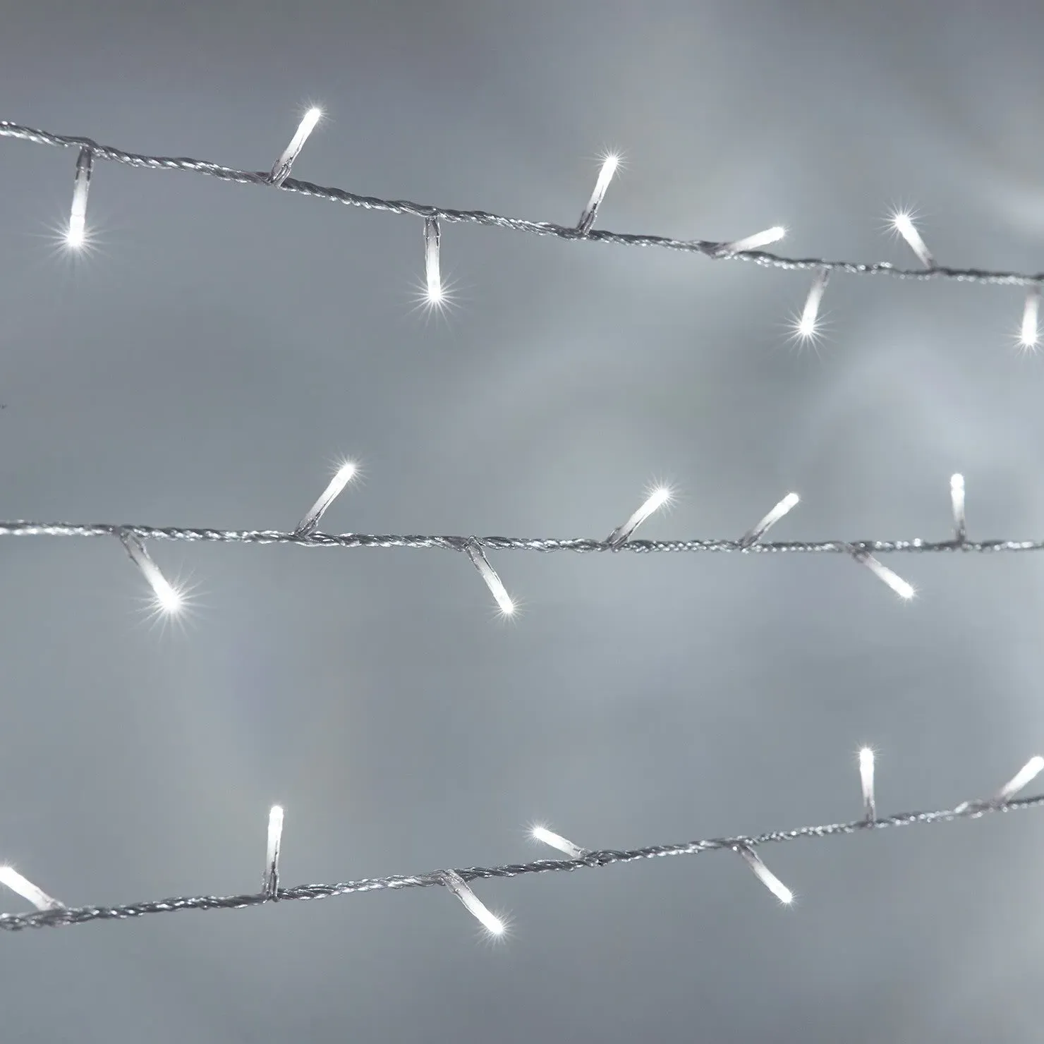 10m Fairy Lights Connectable - White