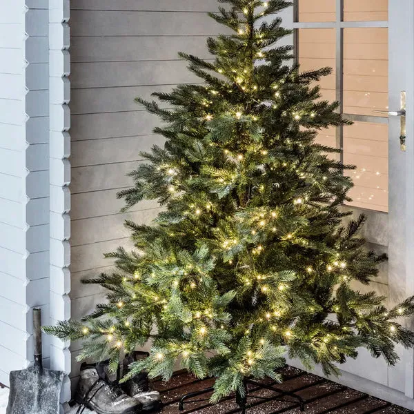 200 LED Battery Fairy Lights - Warm White, Clear