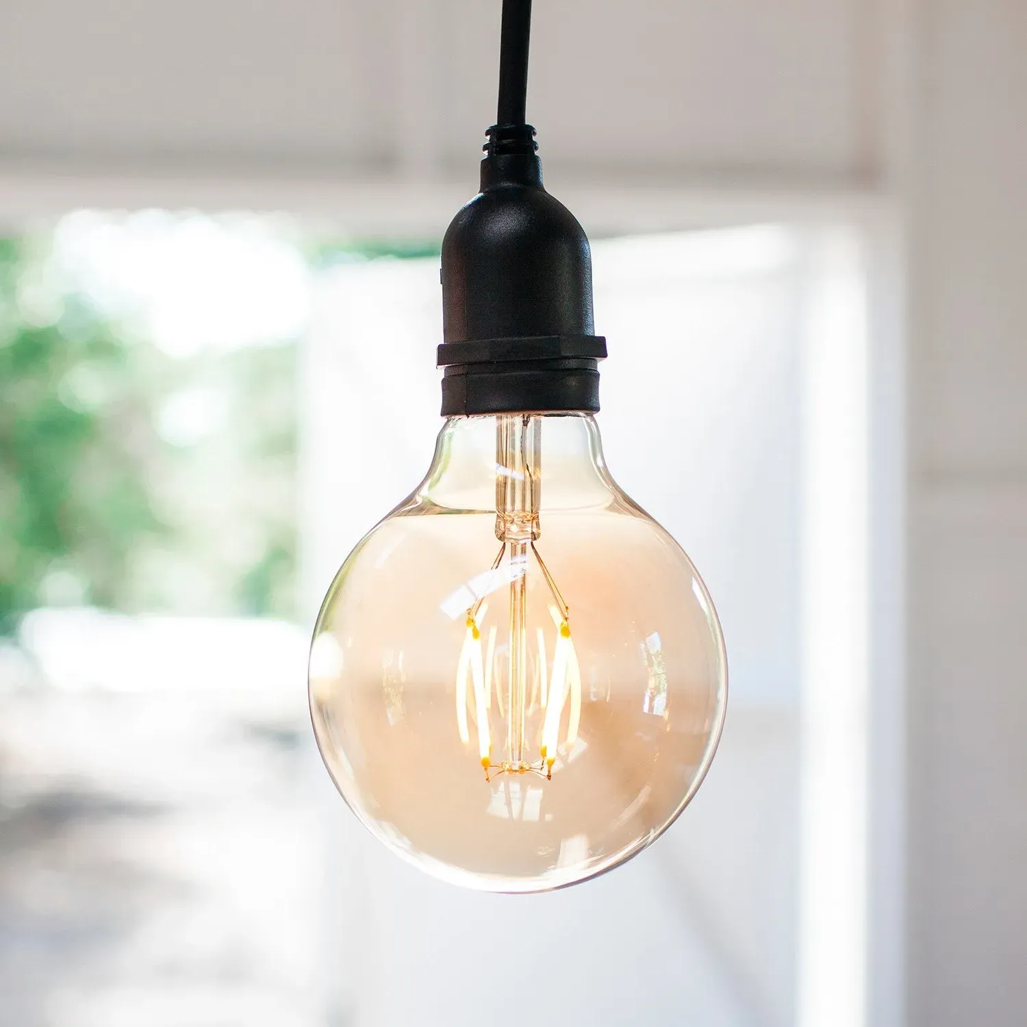 10-Bulb Festoon Light Bundle - Warm White, Glass