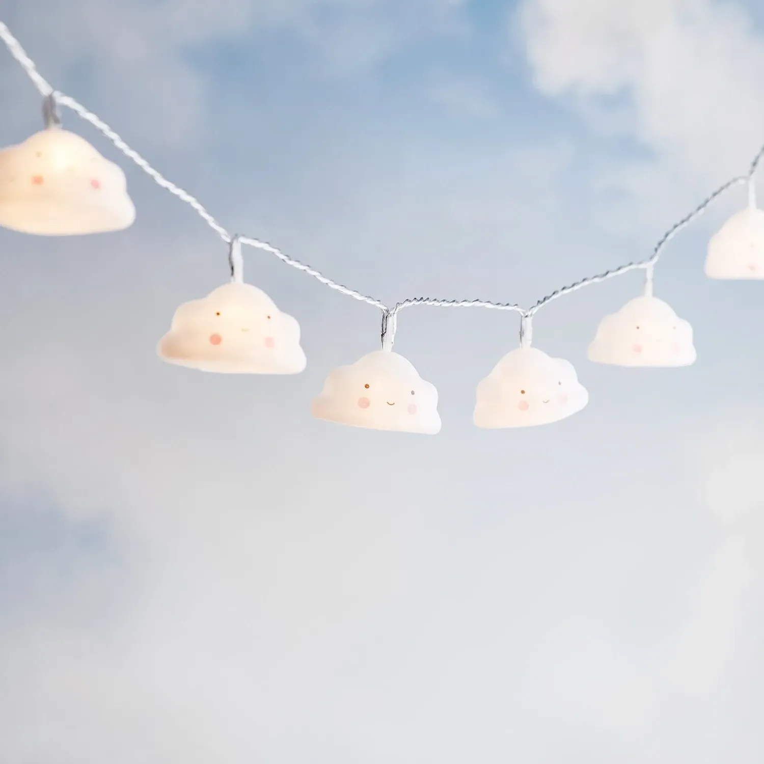 10-Cloud Fairy Lights with Timer - Warm White image