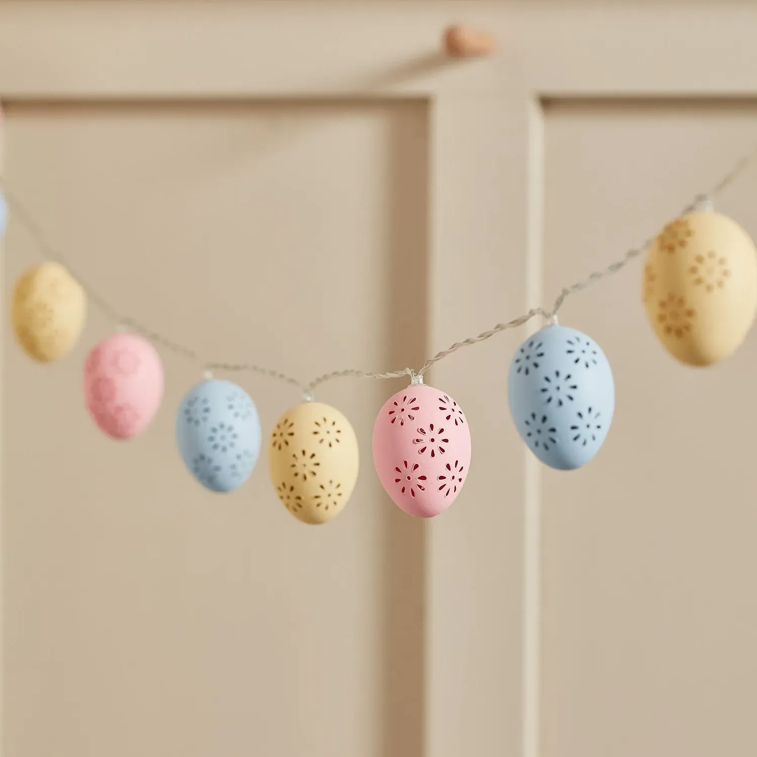 10 LED Easter Egg String Lights - Multicolor