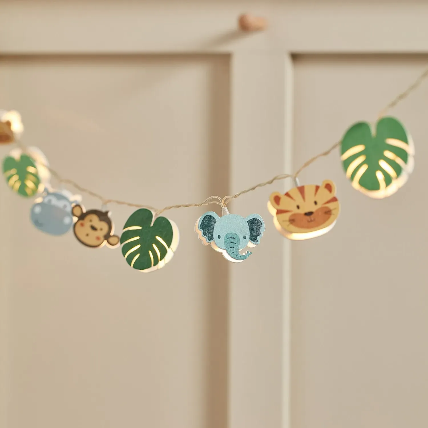 12-Light Safari String Lights - Warm White image