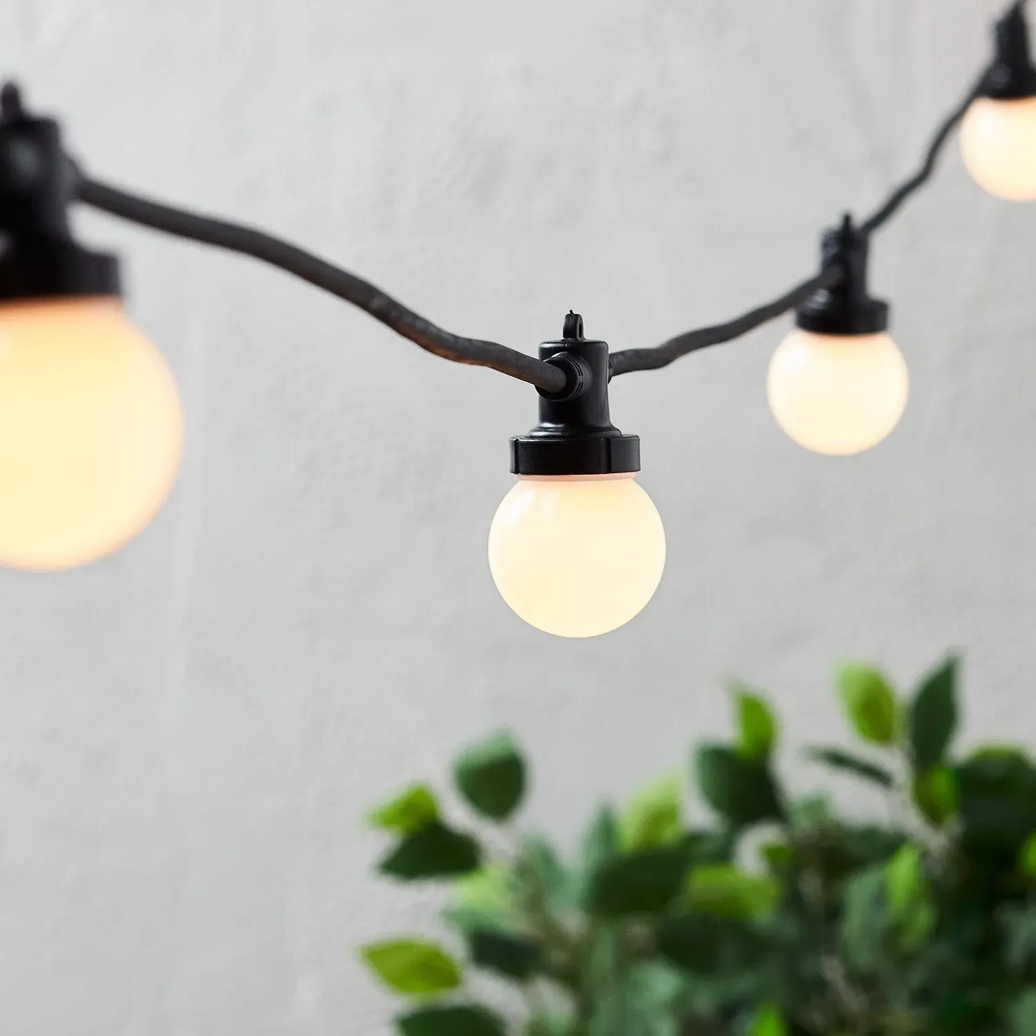135m Connectable Festoon Lights - Warm White
