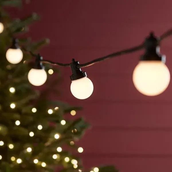 135m Connectable Festoon Lights - Warm White