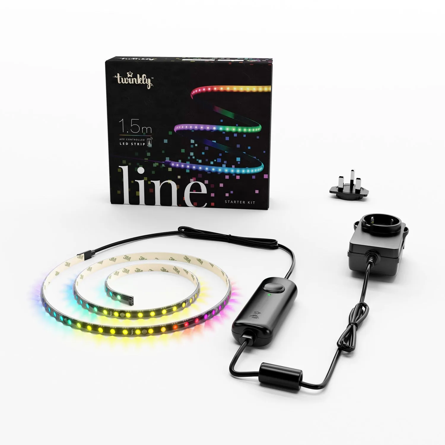 1.5m Smart LED Strip Light - Multi Coloured image