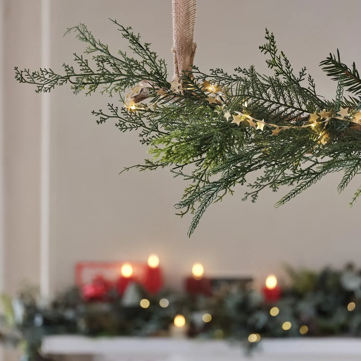 1.8m Christmas Foliage Garland - Green, Faux image