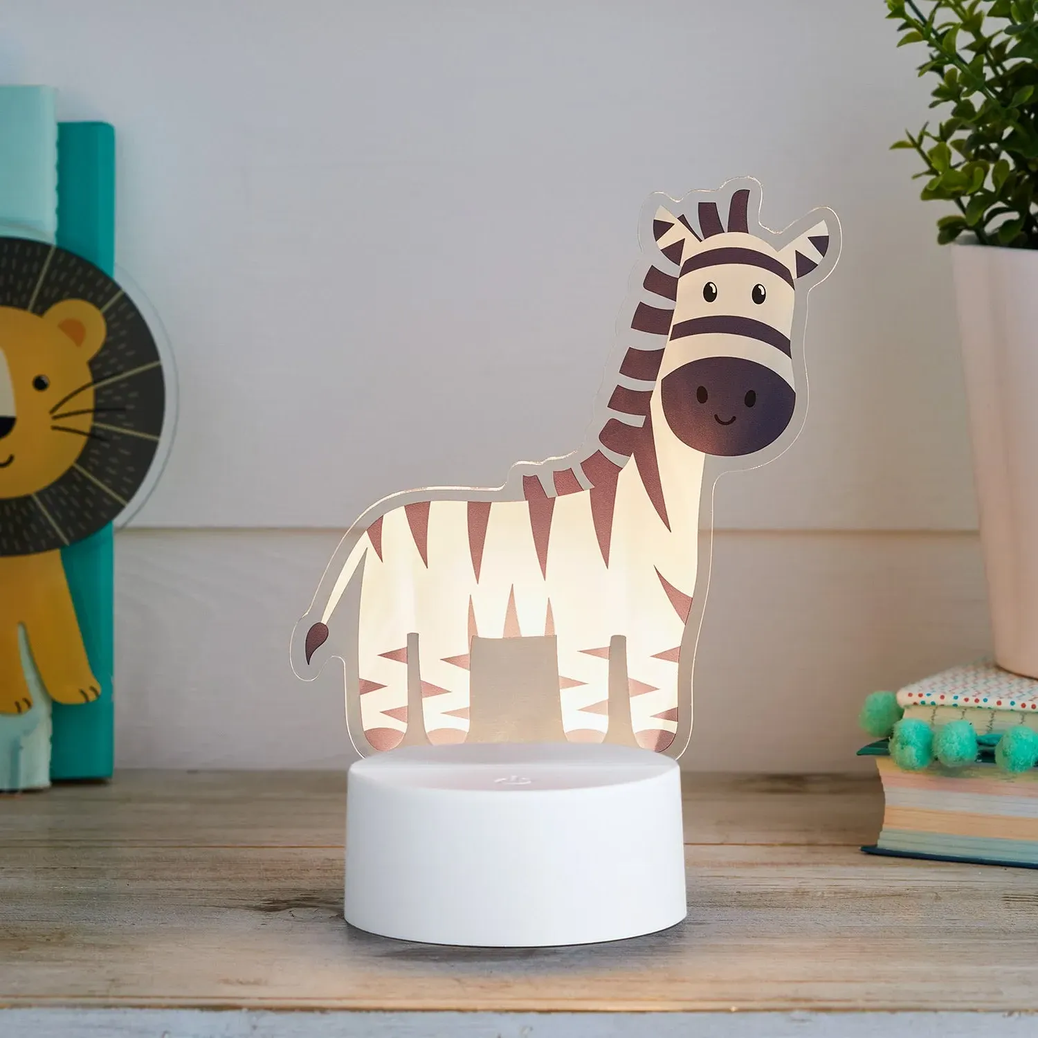 2-in-1 Animal USB Table Light - Multi, Acrylic image