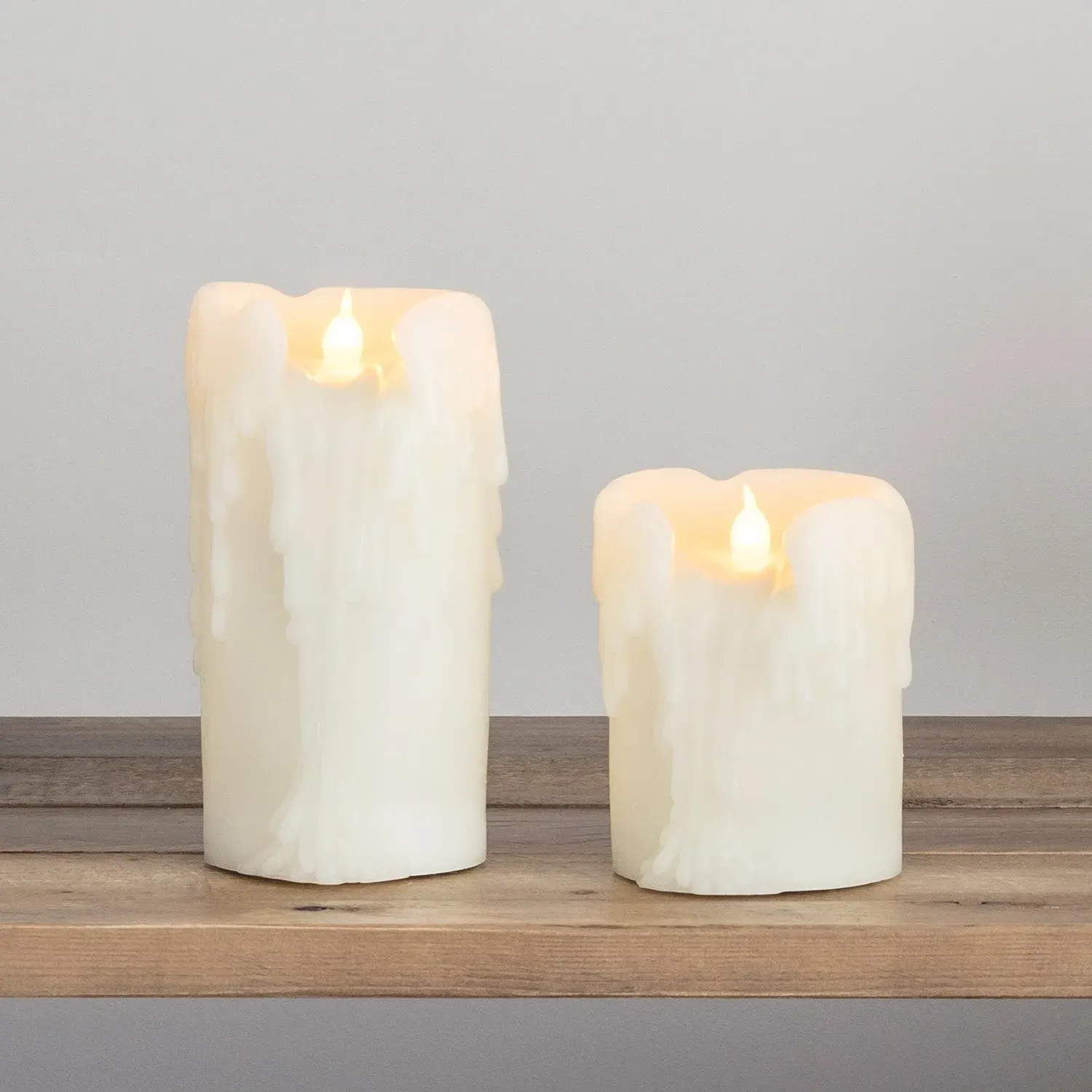 2-Pack Battery LED Church Candles - Warm White image