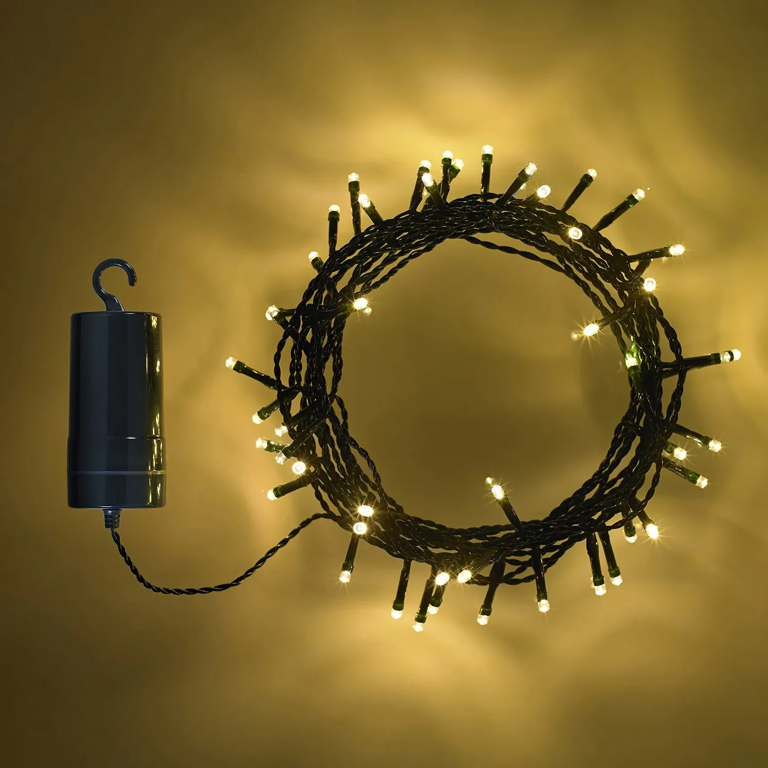 2-Pack LED String Lights Battery - Warm White, 50