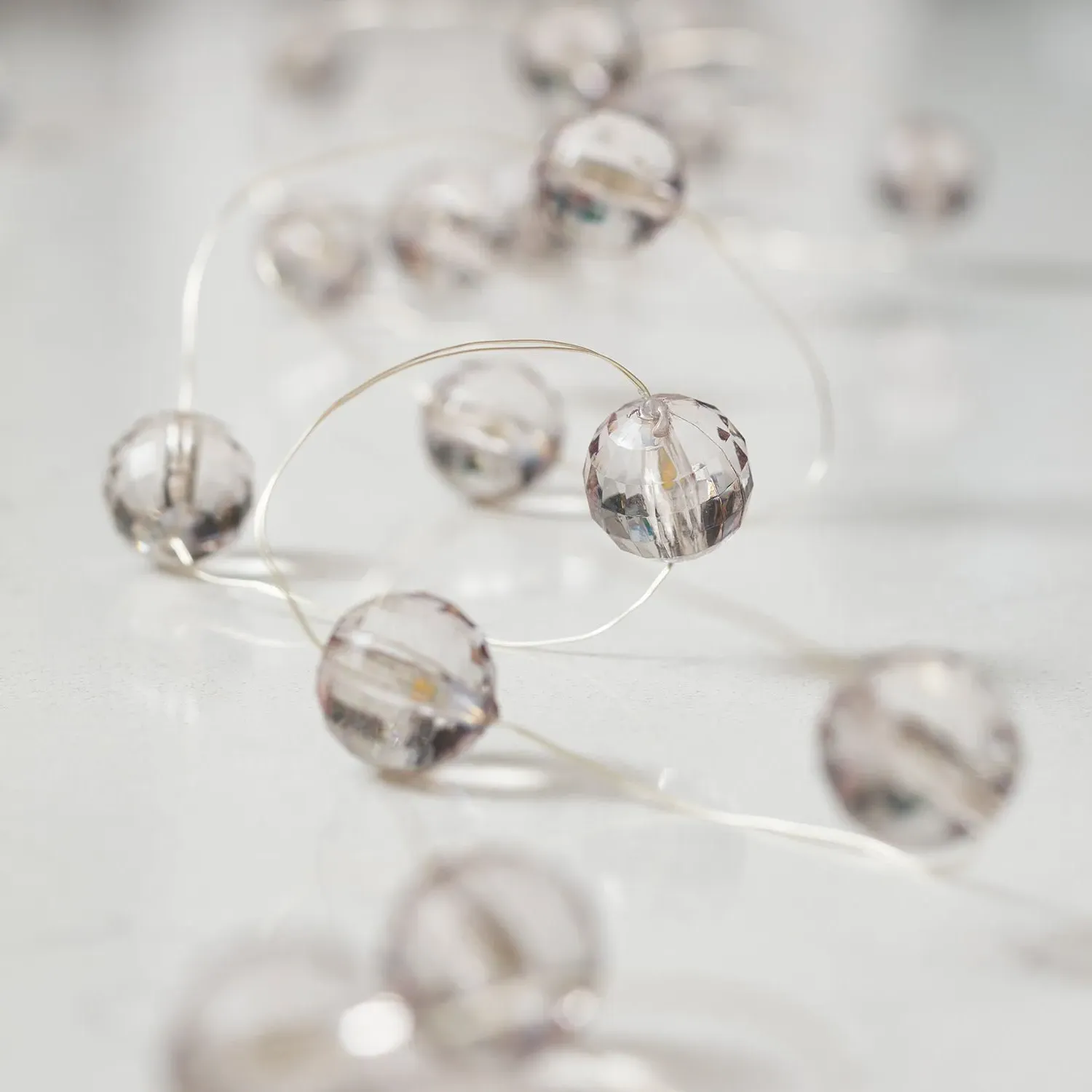 20-LED Bead Fairy Lights - Warm White, Acrylic