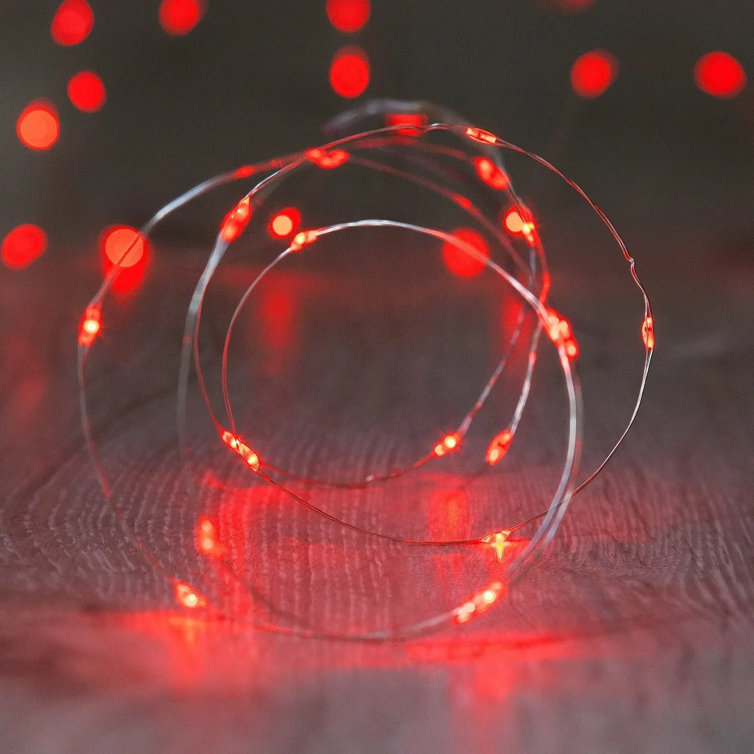 20 LED Micro Fairy Lights - Red