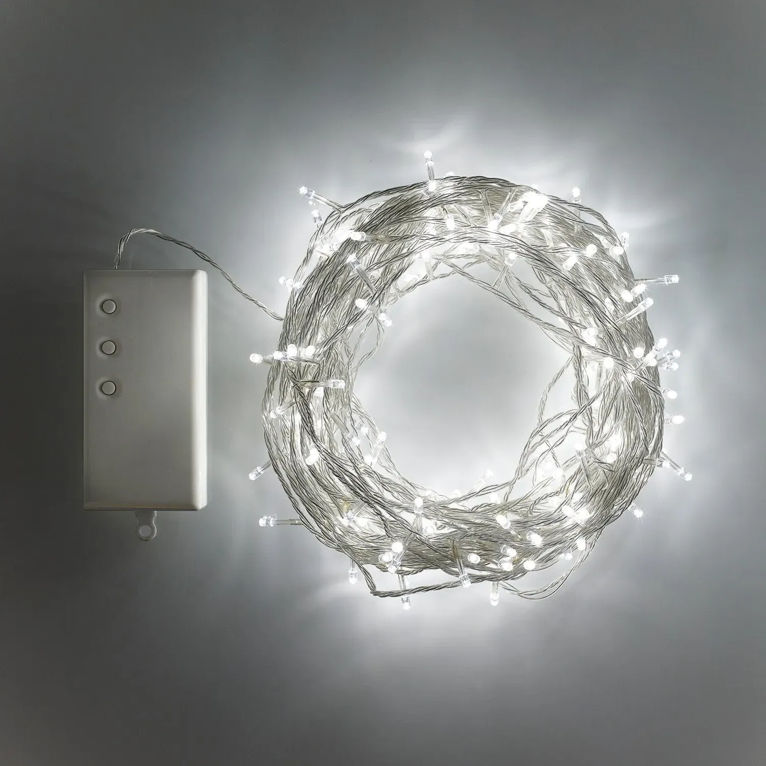200 LED Fairy Lights Battery Powered - White image