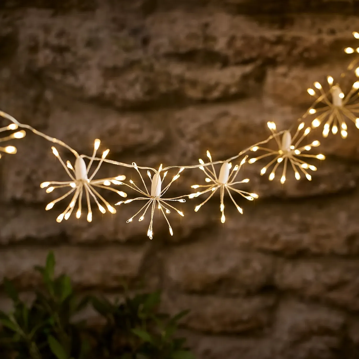 200 LED Solar String Lights - Warm White image