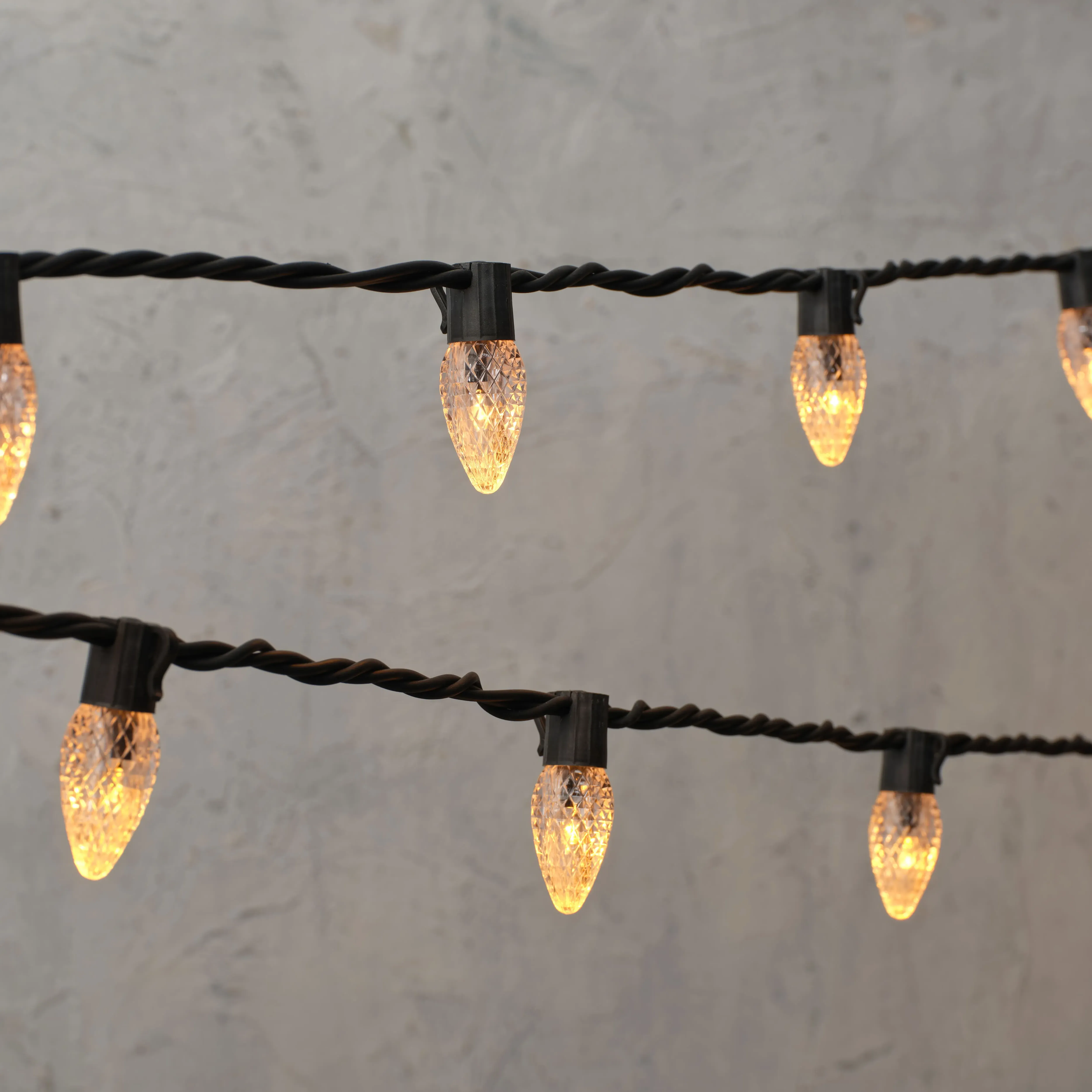 200-Light C9 Fairy Lights Connectable - Warm White