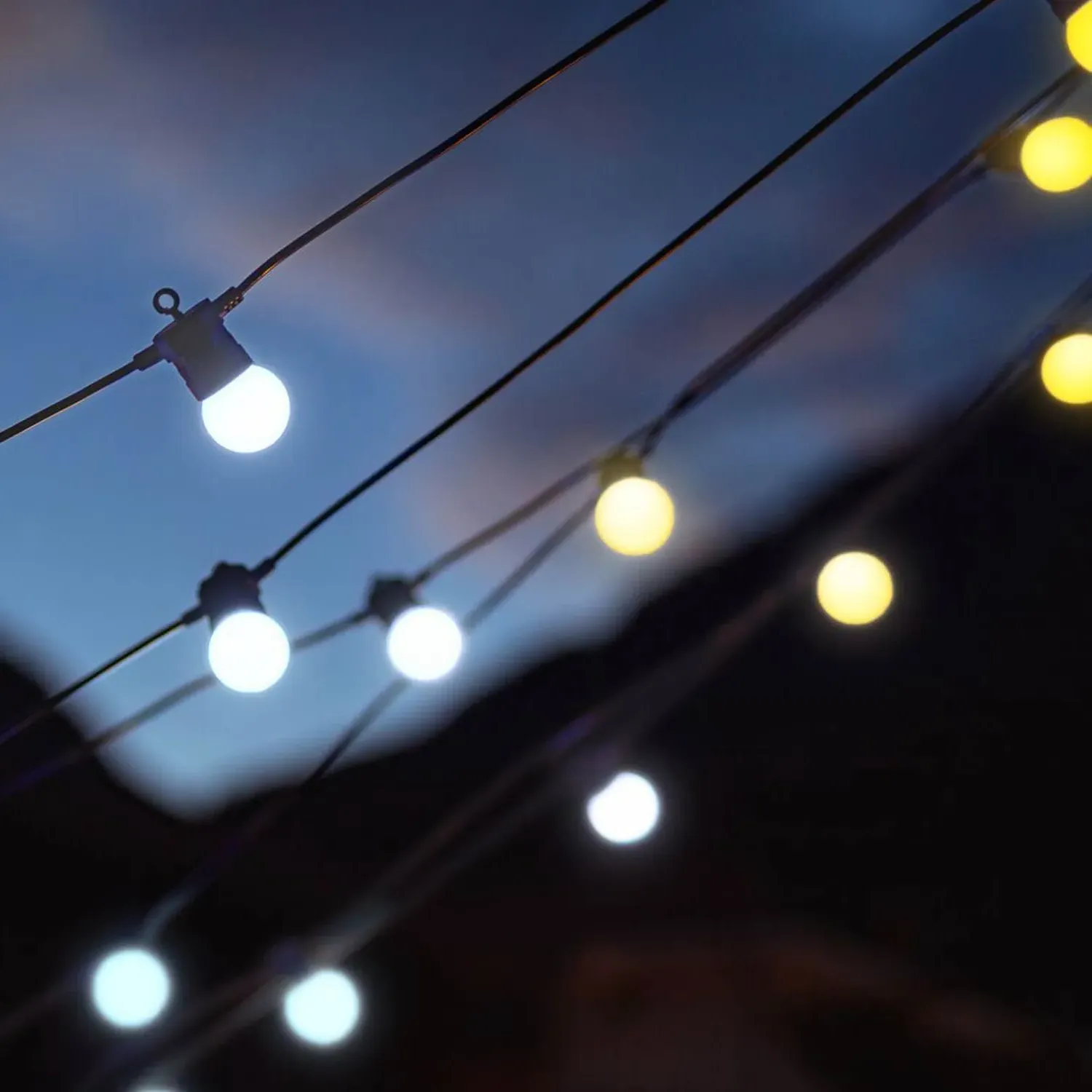 20m Smart Festoon Lights with 40 LEDs - Amber image