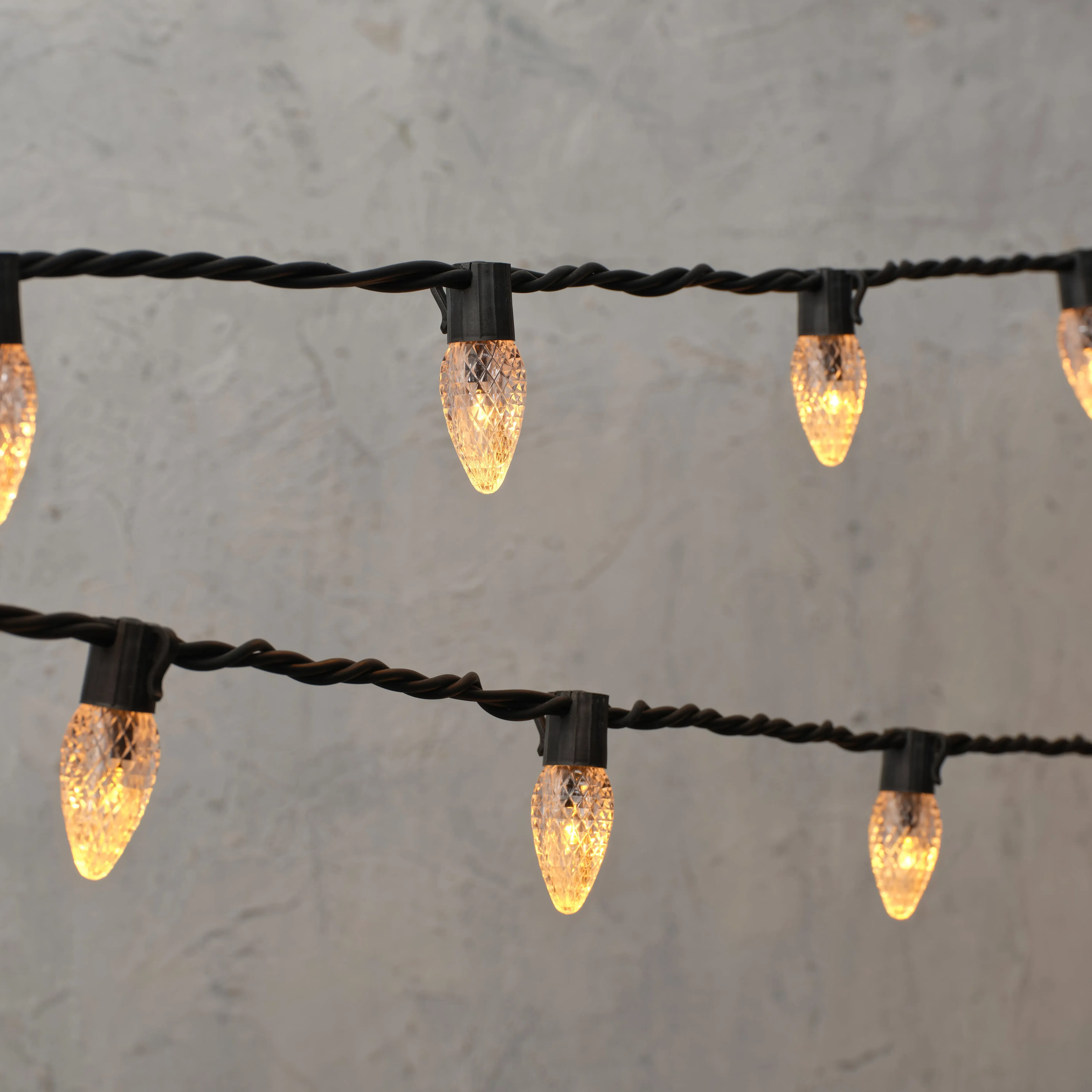 25-Light C9 Fairy Lights Connectable - Warm White image