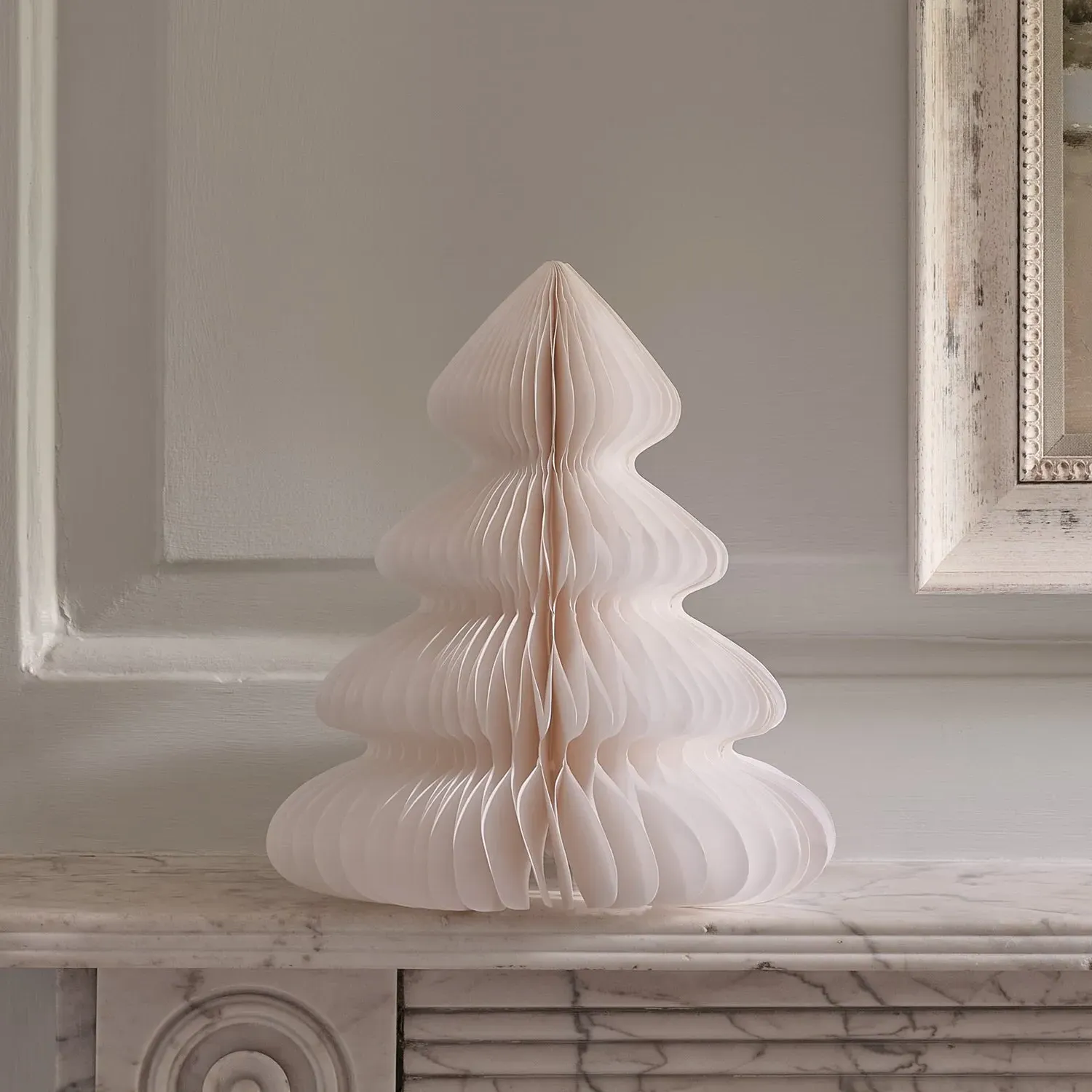 28cm Paper Christmas Tree LED - Warm White